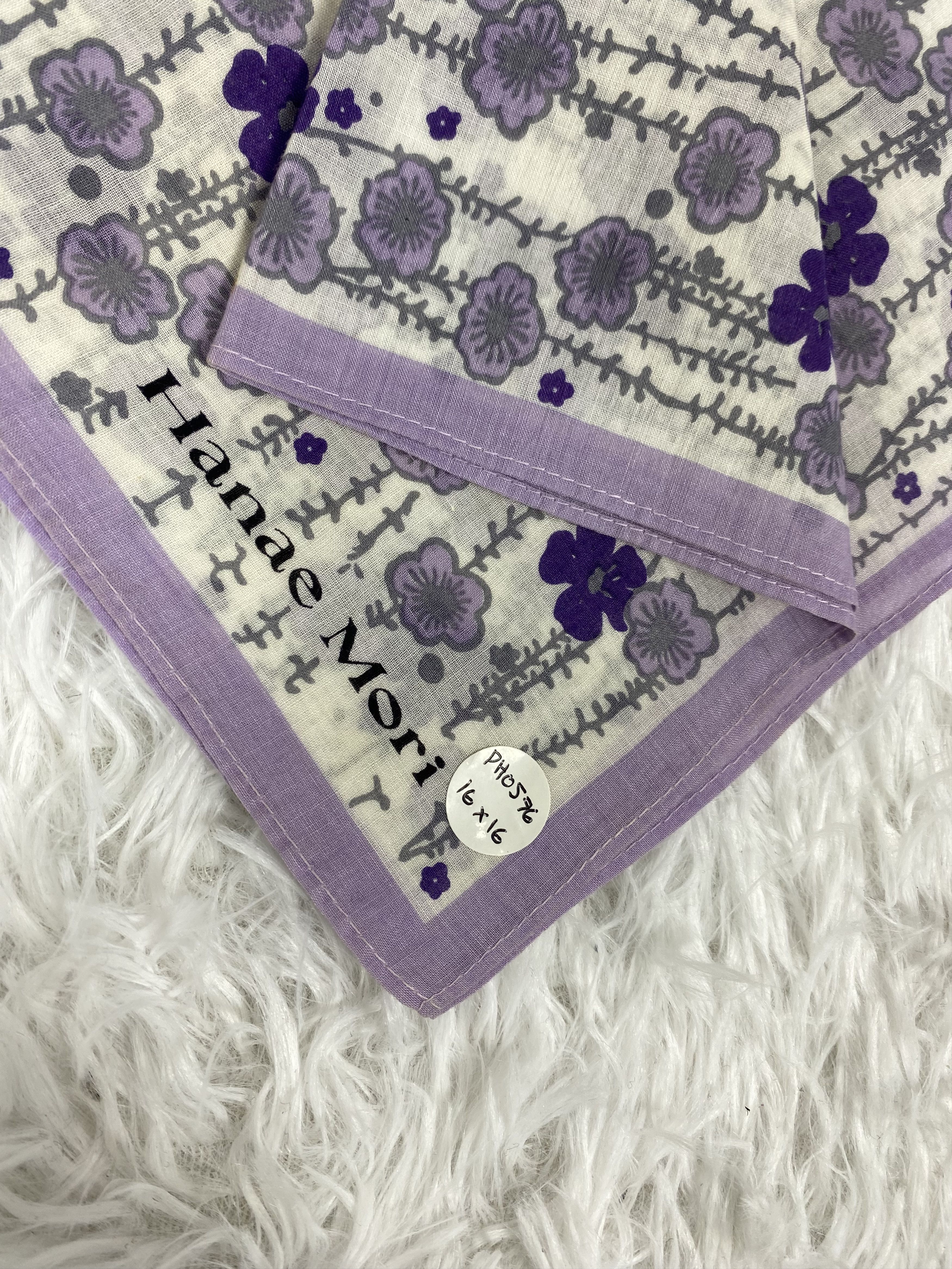 Hanae Mori Vintage Hanae Mori Handkerchief Neckerchief PH0576 Size ONE SIZE - 2 Thumbnail