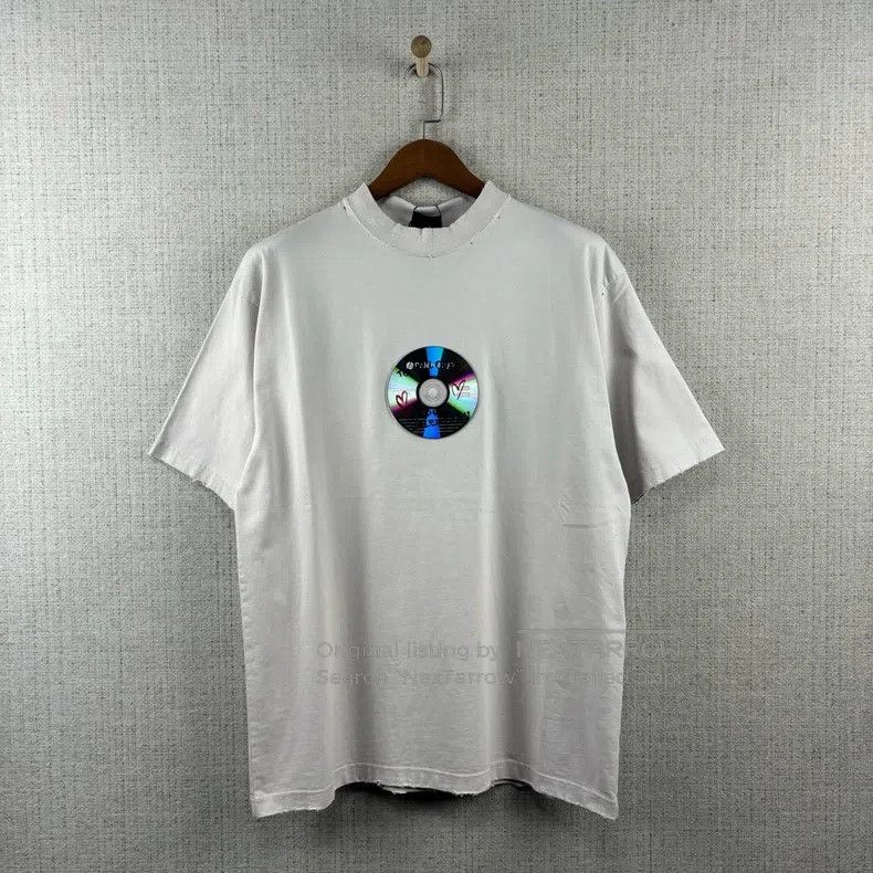Balenciaga Balenciaga Alphabet Disc Printed Round Neck Pullover Short Size US S / EU 44-46 / 1 - 1 Thumbnail