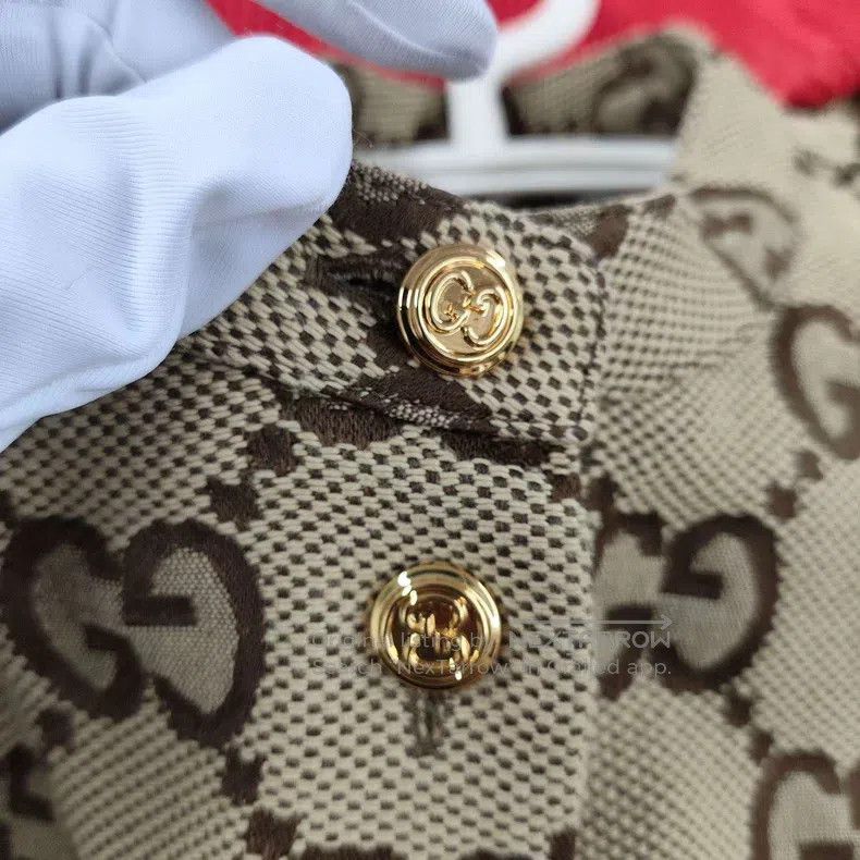 Gucci Gucci Canvas old-fashioned jacket Size S / US 4 / IT 40 - 3 Thumbnail