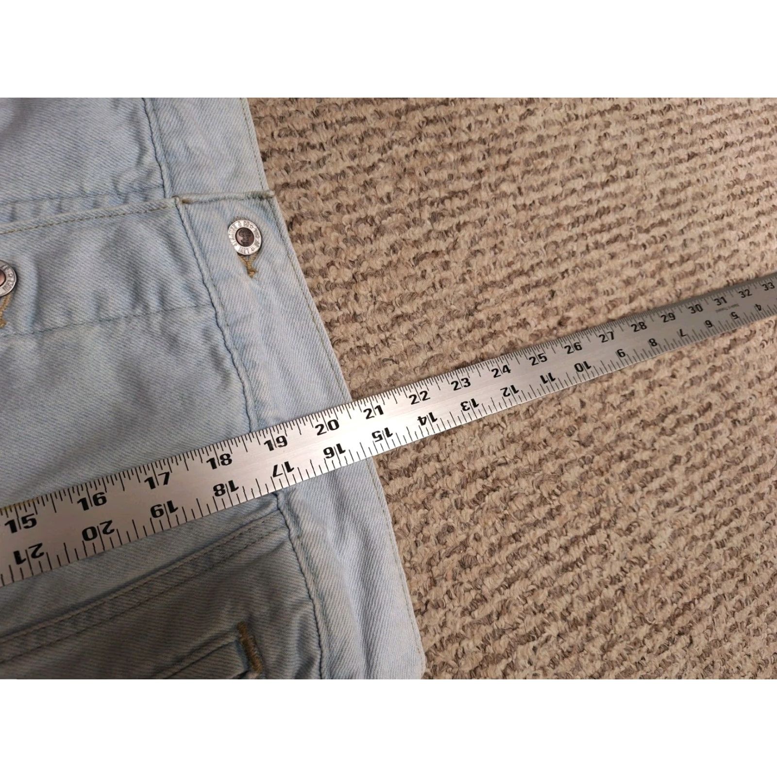 Levi's VINTAGE Levi’s Women’s Silvertab Baggy Cropped Trucker Light Blue Jean Jacket XL NEW Size 40" / US 18 - 5 Thumbnail