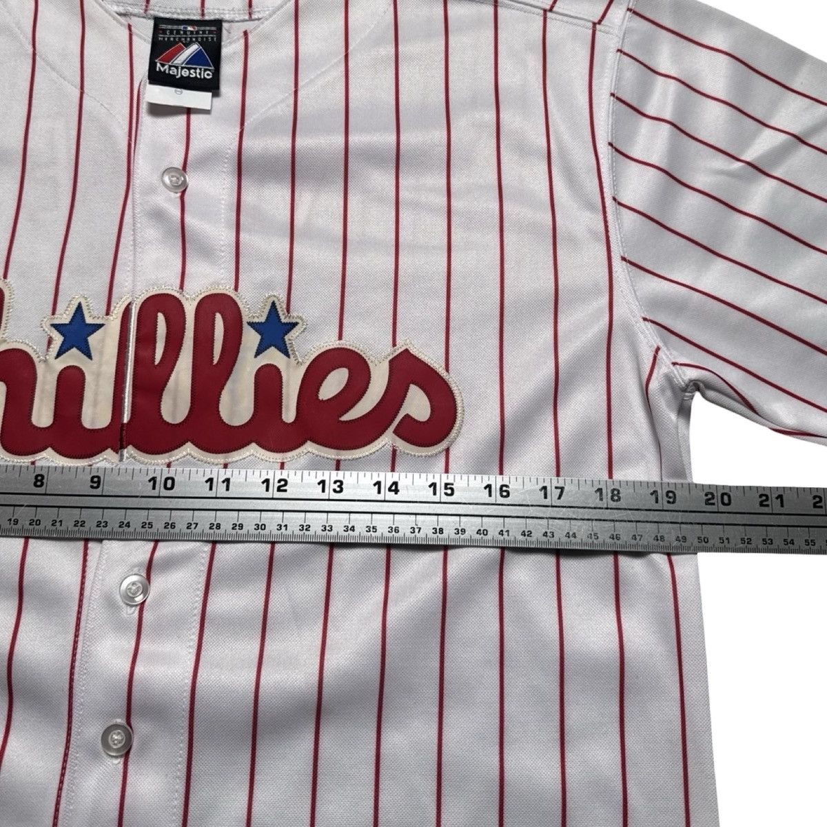 Majestic Philadelphia Phillies Hunter Pence #3 Jersey Youth 14-16 Size US XXS / EU 40 - 4 Thumbnail