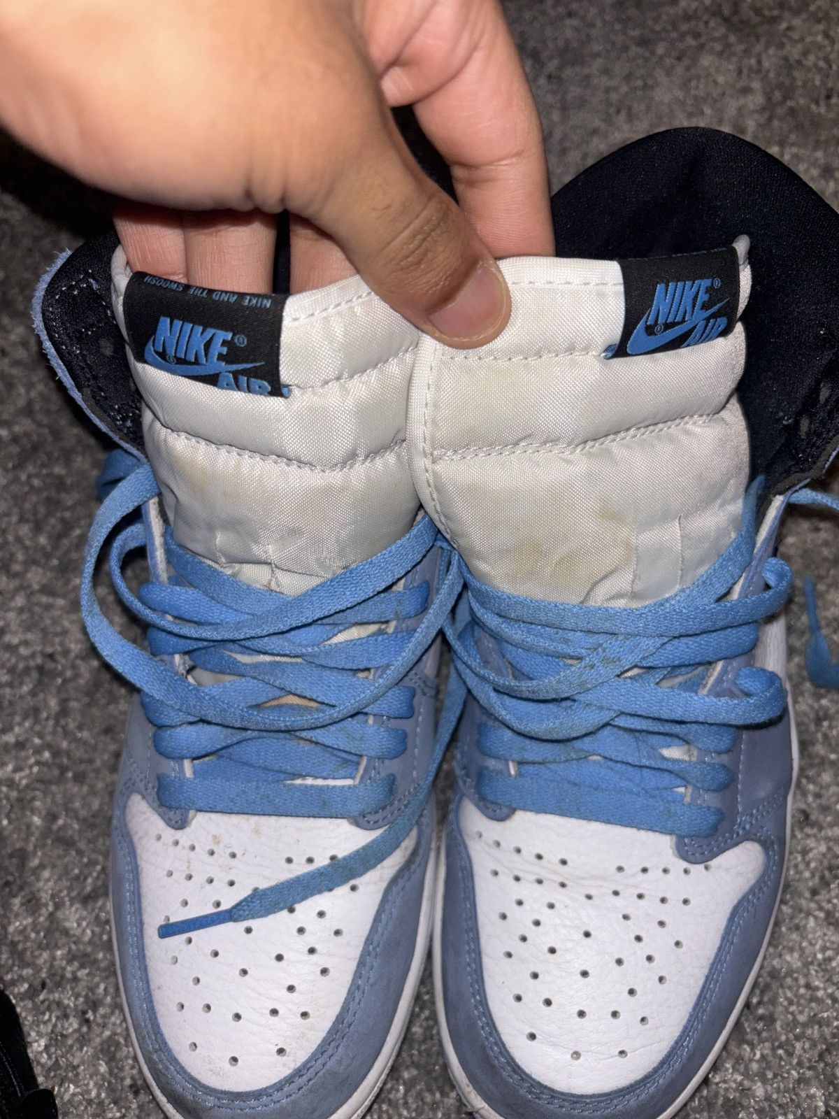 Jordan Brand × Nike × Vintage University Blue retro 1s Jordan Size US 8 / EU 41 - 9 Thumbnail