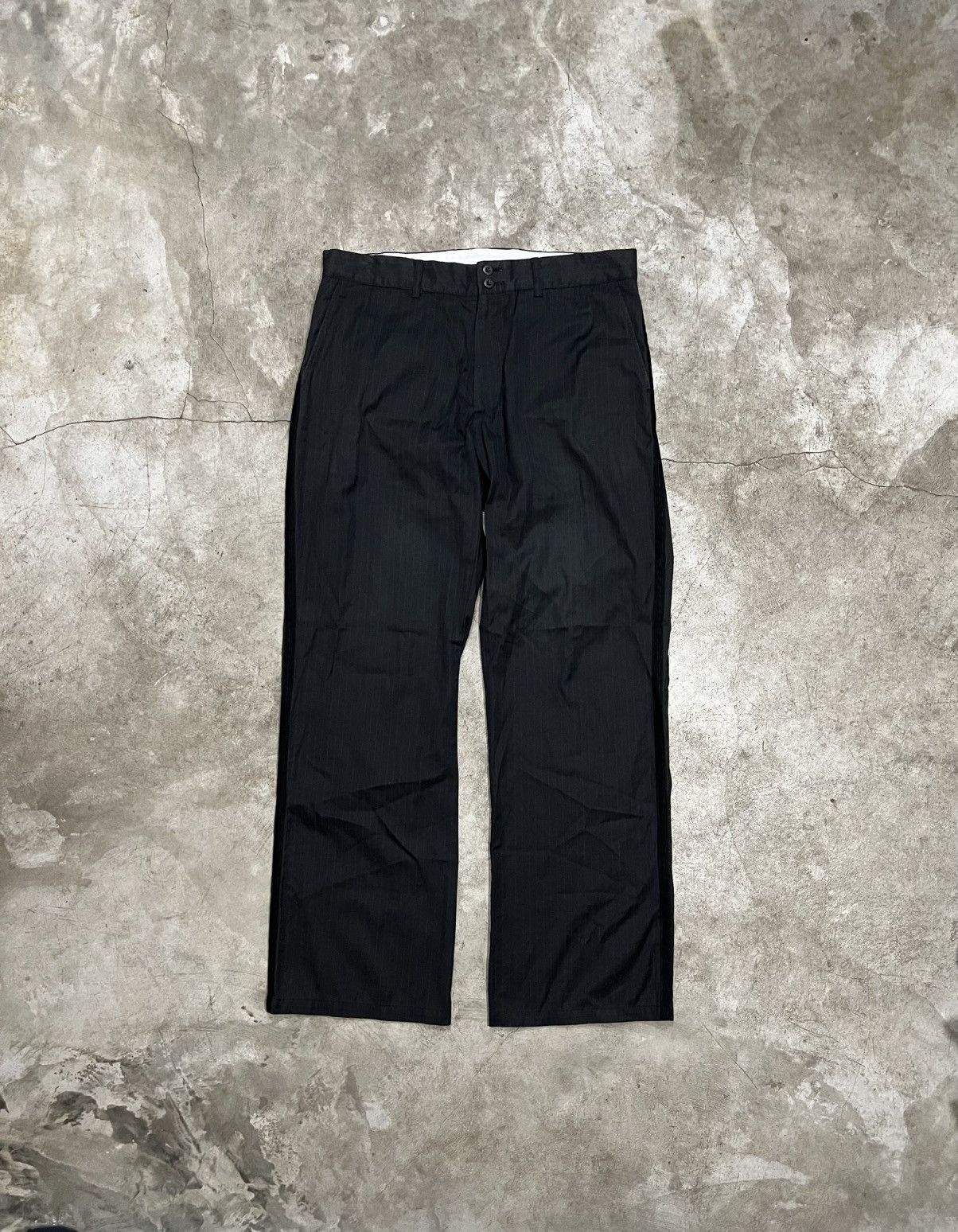 Visvim Visvim Pinstripe Side Tape Trouser Pants Size US 37 - 1 Thumbnail