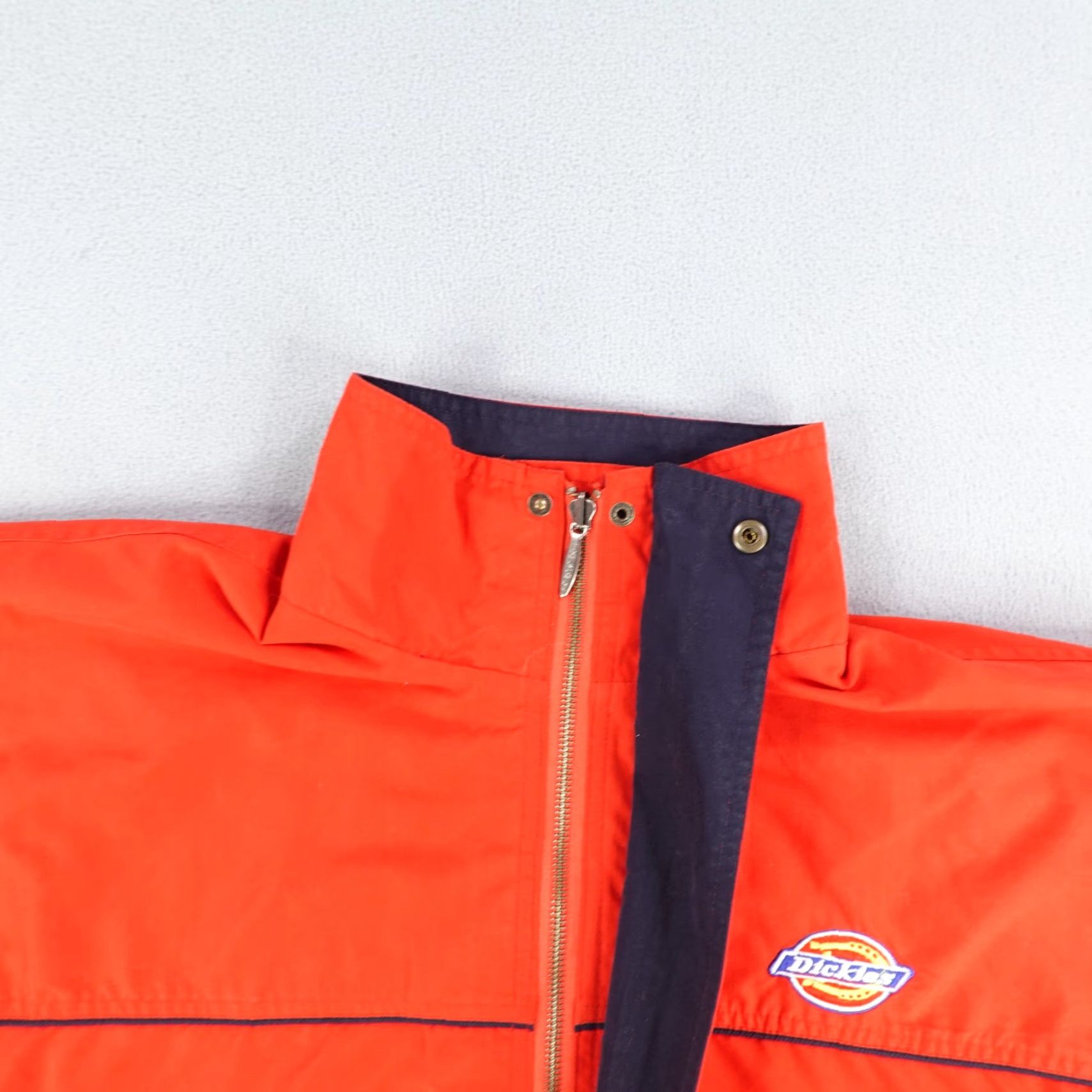 Dickies Dickies Jacket Men Regular M Windbreaker Red Blue Reversible Zip Snap Coat Work Outdoor Casual Travel - Size US M / EU 48-50 / 2 - 4 Thumbnail