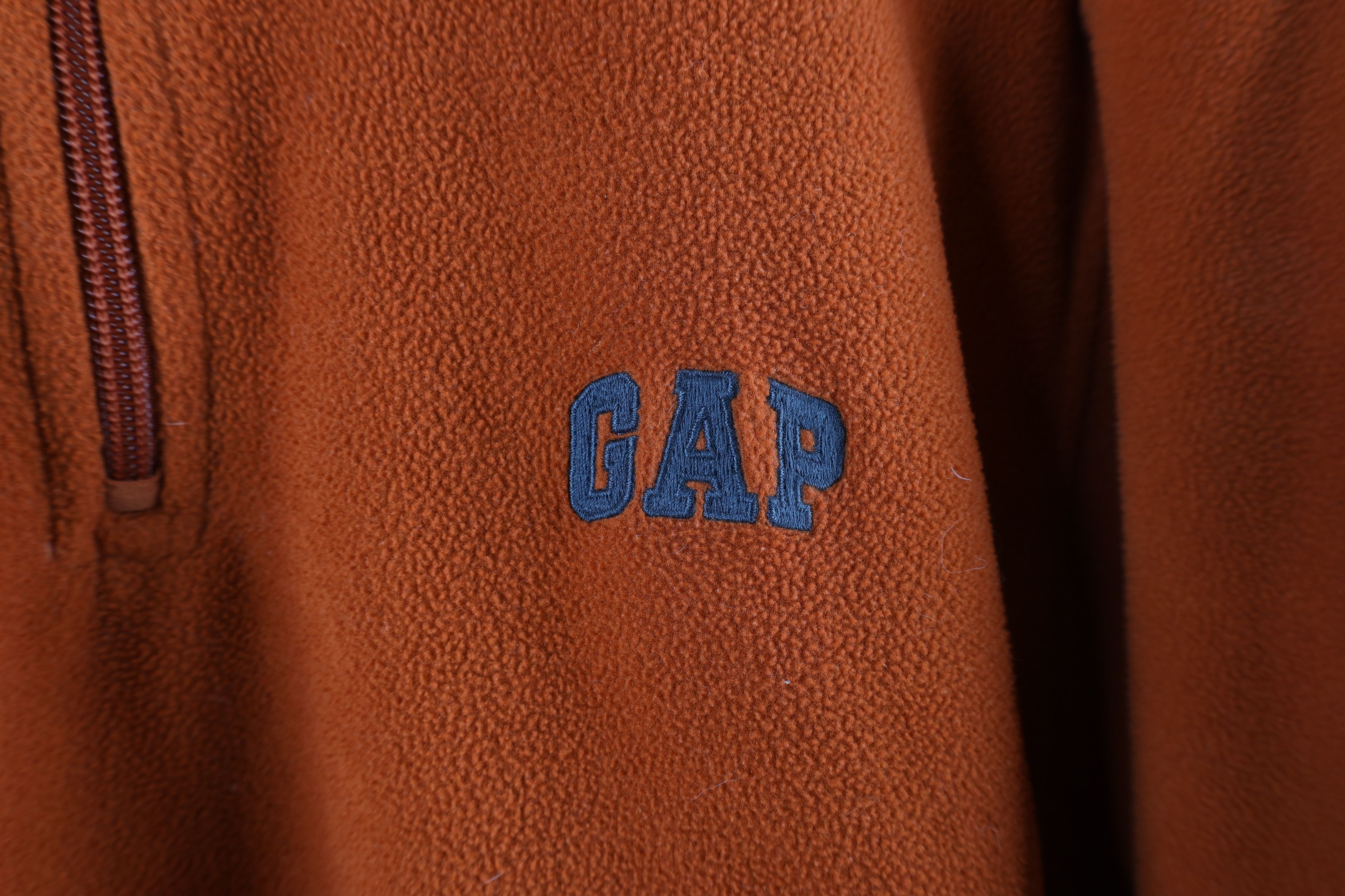 Gap Vintage Gap Block Letter Half Zip Fleece Pullover Sweater Size US M / EU 48-50 / 2 - 4 Thumbnail