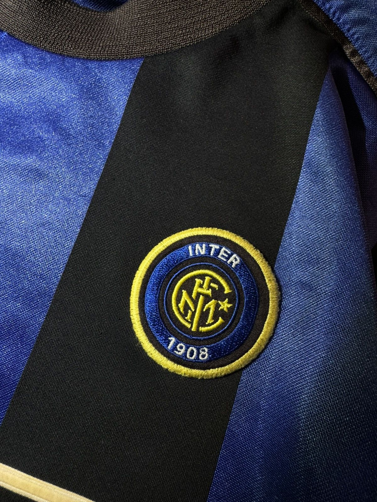 Nike × Vintage Inter Milan 1998/99 Home Football Retro Shirt Soccer Jersey Size US L / EU 52-54 / 3 - 7 Thumbnail
