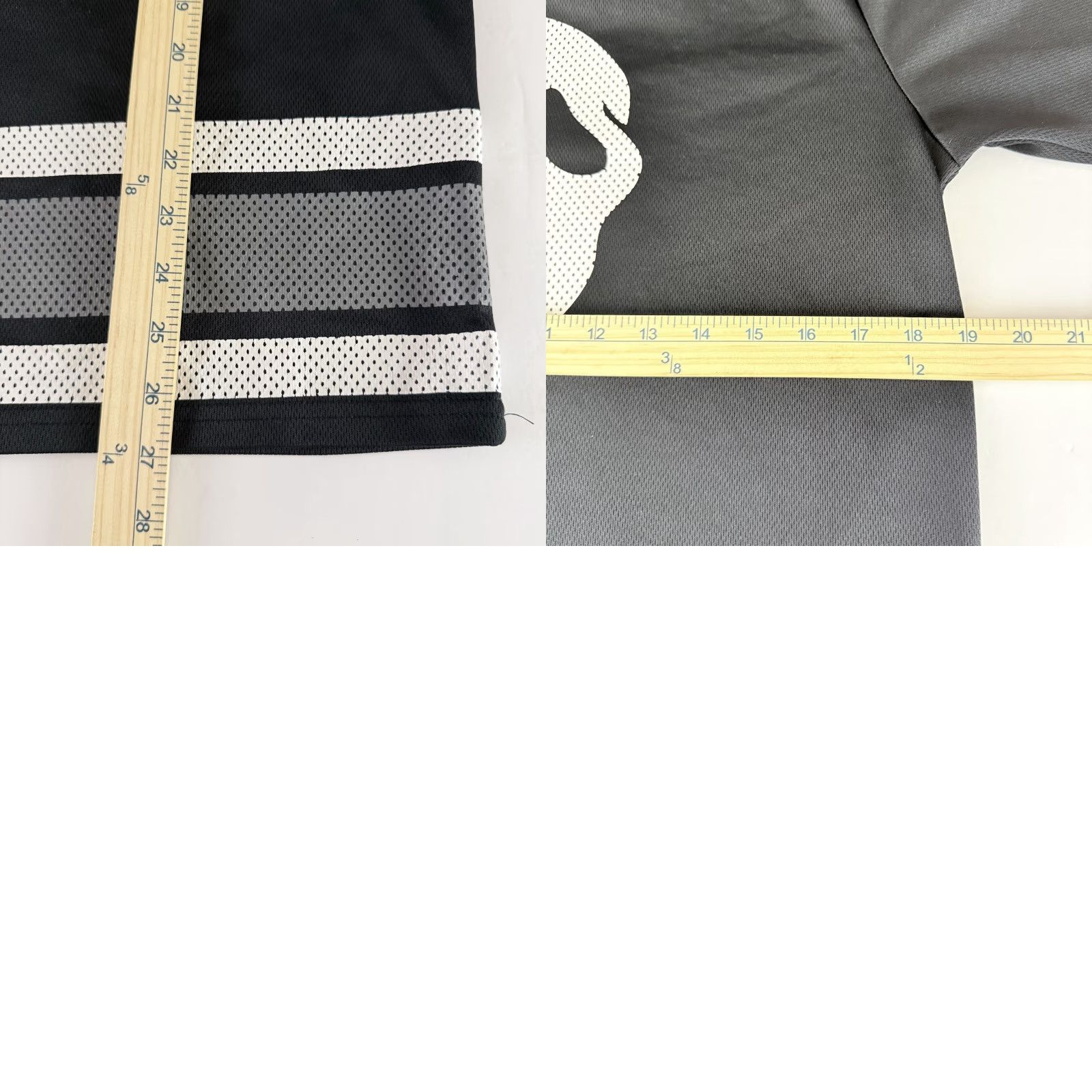 Vintage Ghost Face Hockey Jersey Men's V-Neck Long Sleeve Black XL? Size US M / EU 48-50 / 2 - 8 Thumbnail