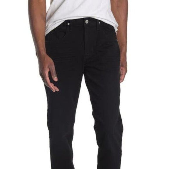 Hudson Hudson Jeans Mens Black Denim Blake Slim Fit Straight Leg Je Size US 30 / EU 46 - 9 Thumbnail