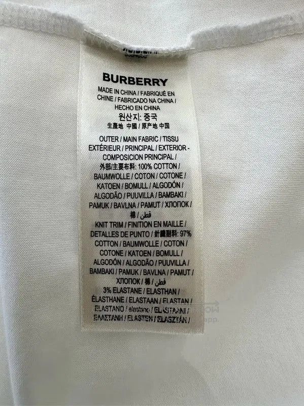 Burberry Burberry Women's White Printed Cotton T-shirt. Size XXS / US 00 / IT 34 - 8 Thumbnail