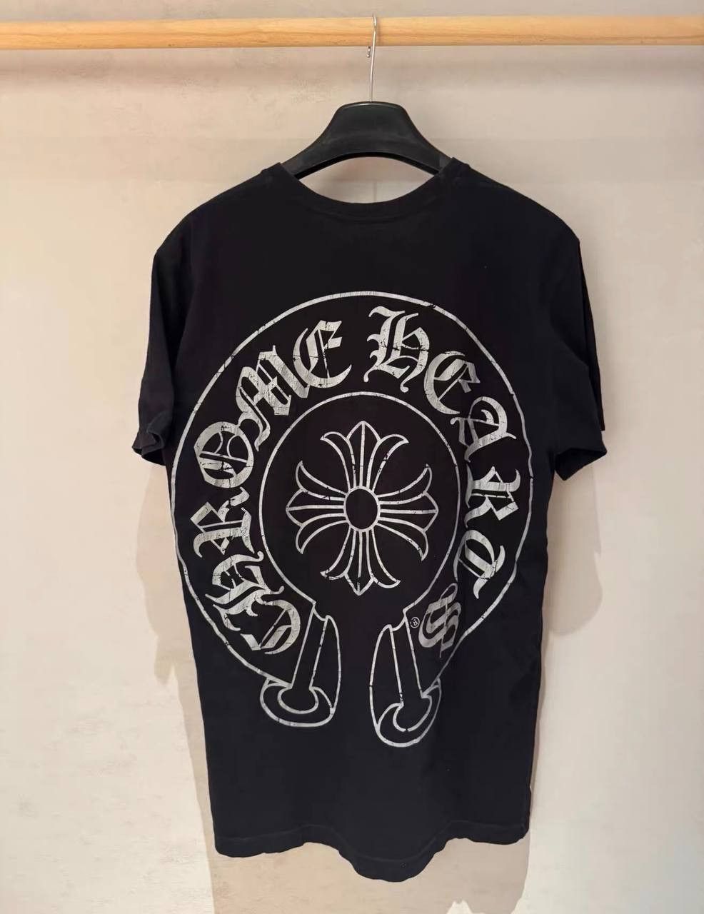 Chrome Hearts Chrome Hearts short-sleeve t-shirt with a silver horseshoe Size US M / EU 48-50 / 2 - 2 Thumbnail