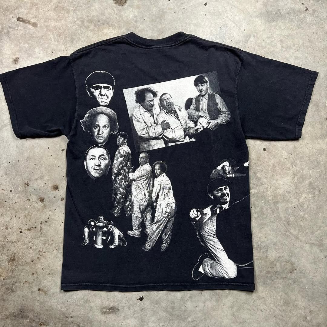 Other 1992 The Three Stooges All-Over Print Movie Promo Tee Size US L / EU 52-54 / 3 - 3 Thumbnail