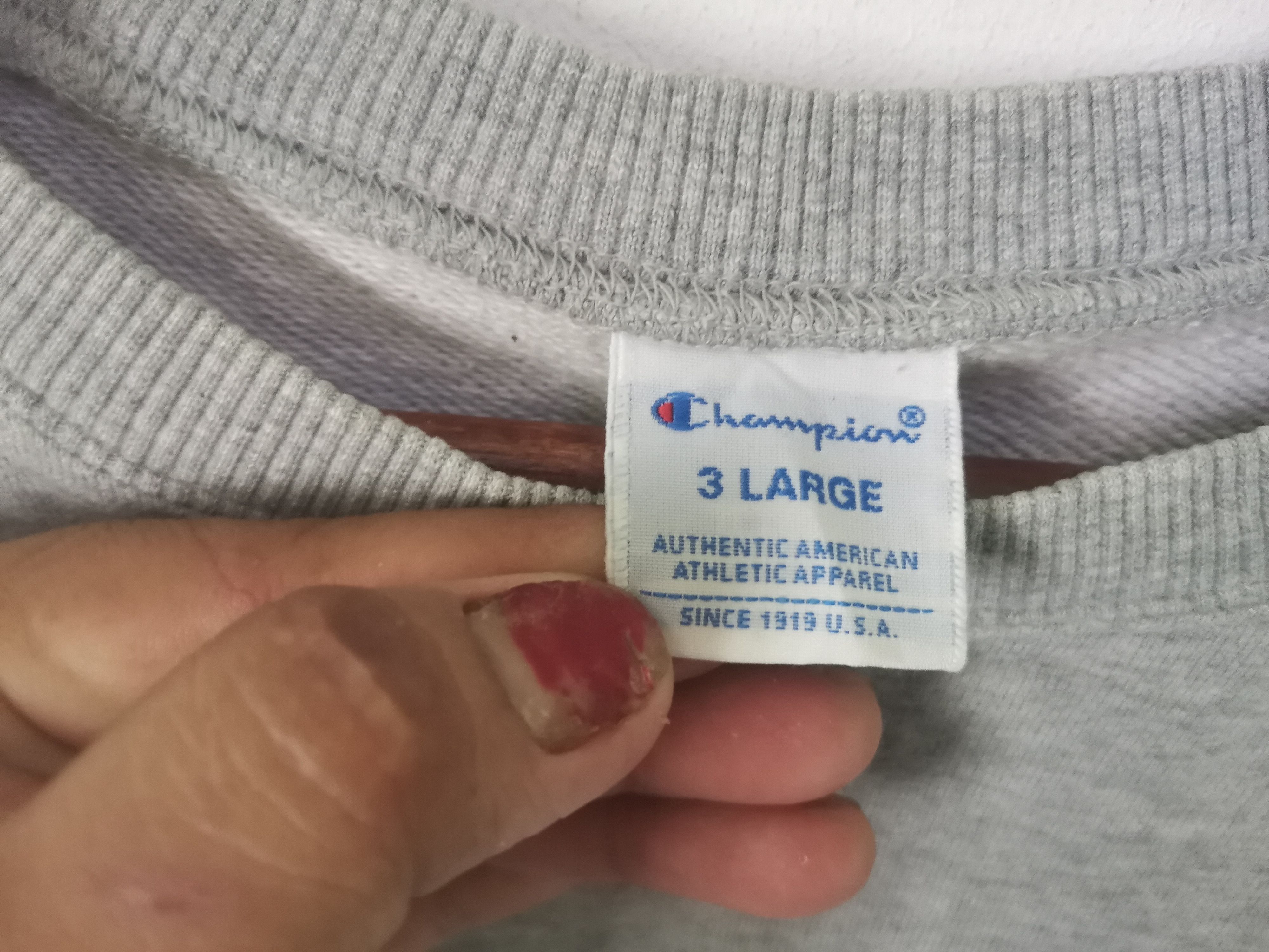 Champion × Vintage Rare vintage Champion sweatshirt small logo grey colour Size US XXL / EU 58 / 5 - 5 Thumbnail
