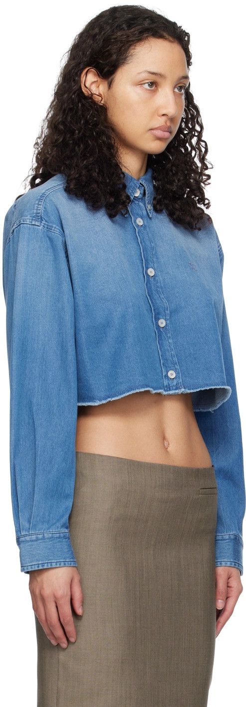 Givenchy o1y0925 Denim Shirt in Blue Size M / US 6-8 / IT 42-44 - 2 Thumbnail