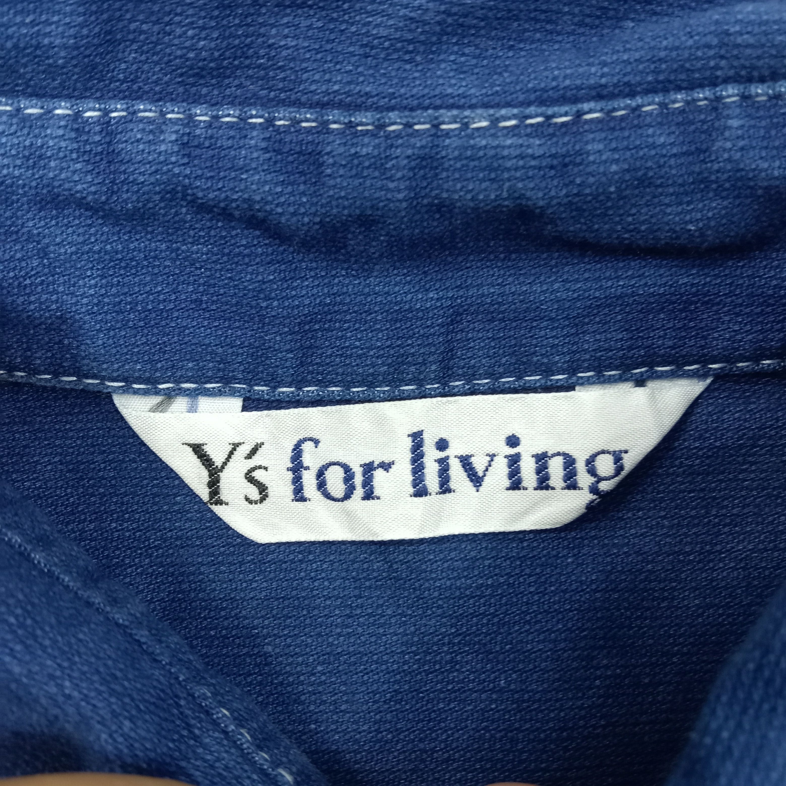 Yohji Yamamoto Y's For Living by Yohji Yamamoto Denim Jacket C248N22 Size US XL / EU 56 / 4 - 4 Thumbnail