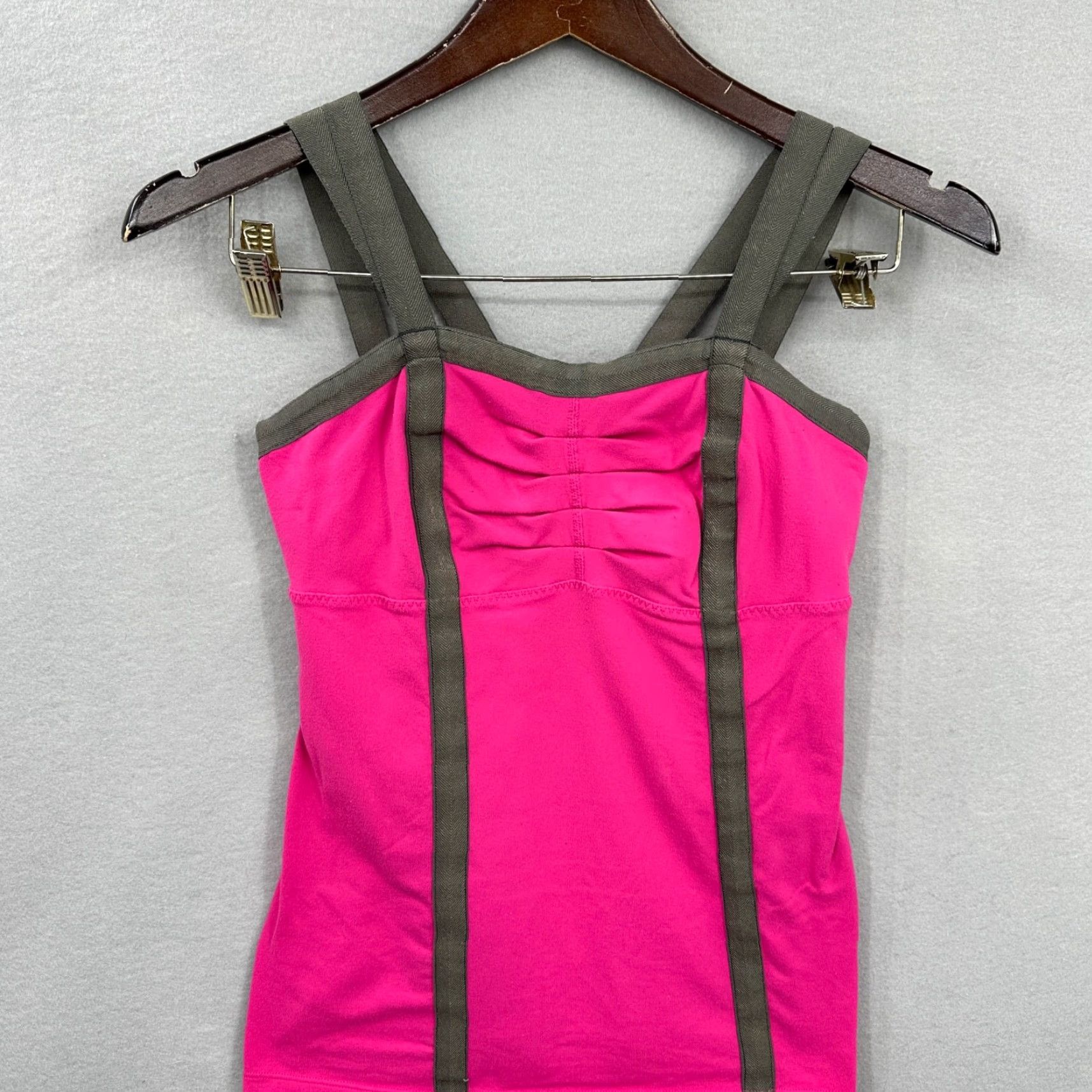 Lululemon Lululemon Insight Double Strap Tank Top Womens 6 Pink Ruched Strappy Preppy Size M / US 6-8 / IT 42-44 - 2 Thumbnail