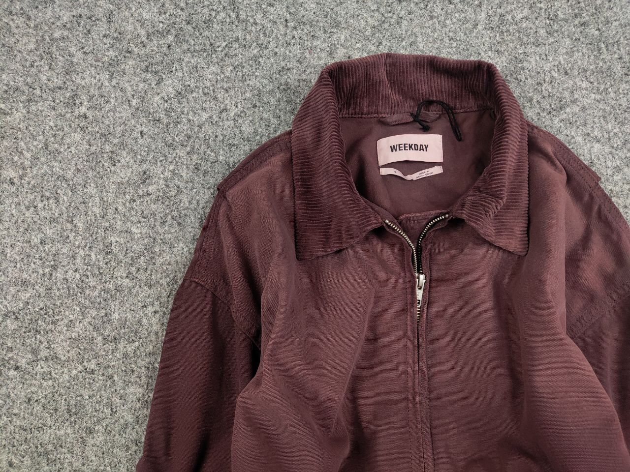 Weekday Weekday ayla twill Jacket Vintage Dark Fabric Faded Style Size US S / EU 44-46 / 1 - 11 Thumbnail