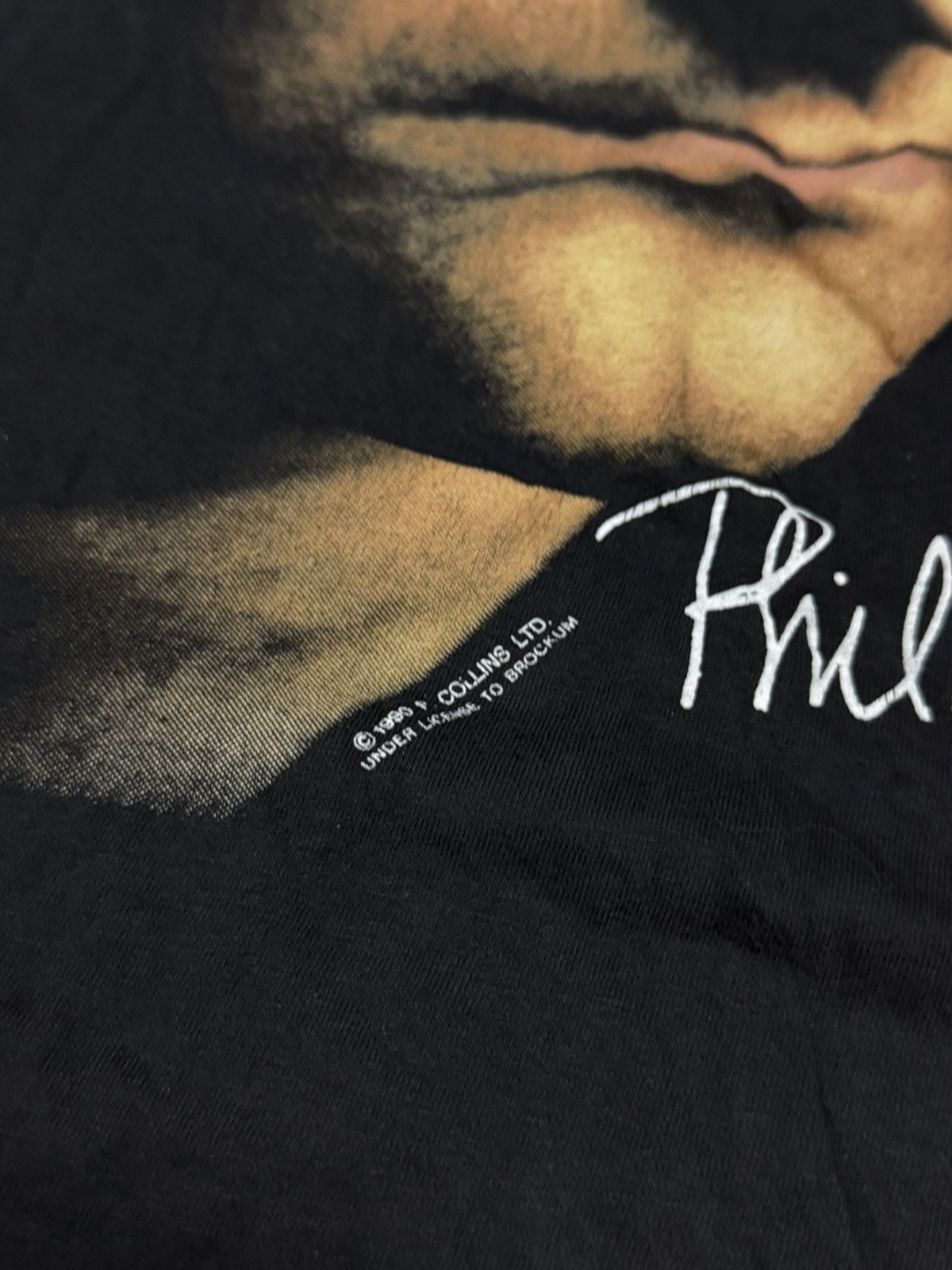 Brockum Phil Collins 1990 But Seriously vintage tee shirt tour Size US L / EU 52-54 / 3 - 6 Thumbnail