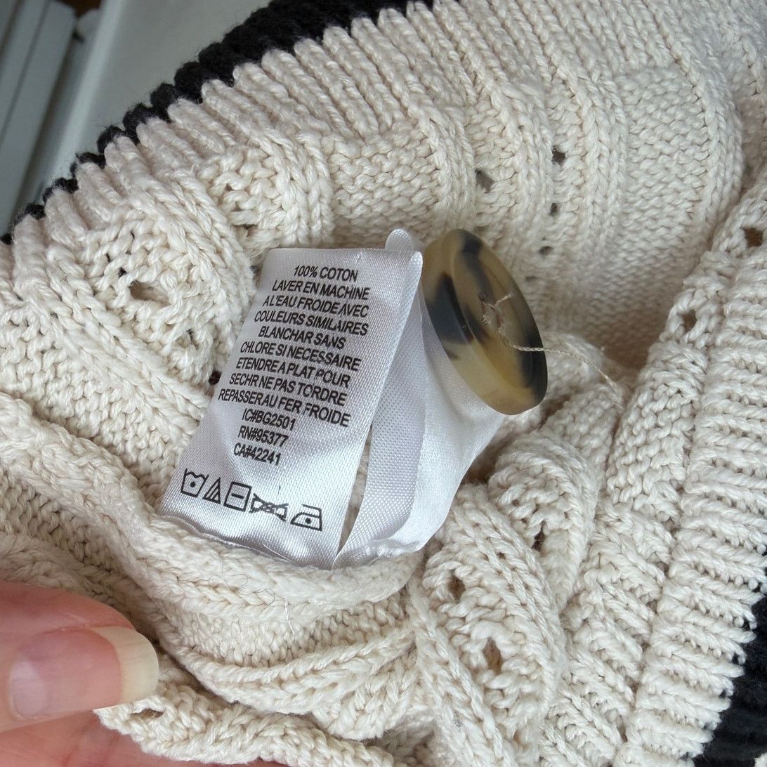 Sanctuary Sanctuary Sport Stripe Cream Black Cardigan US XS Size XS / US 0-2 / IT 36-38 - 12 Thumbnail