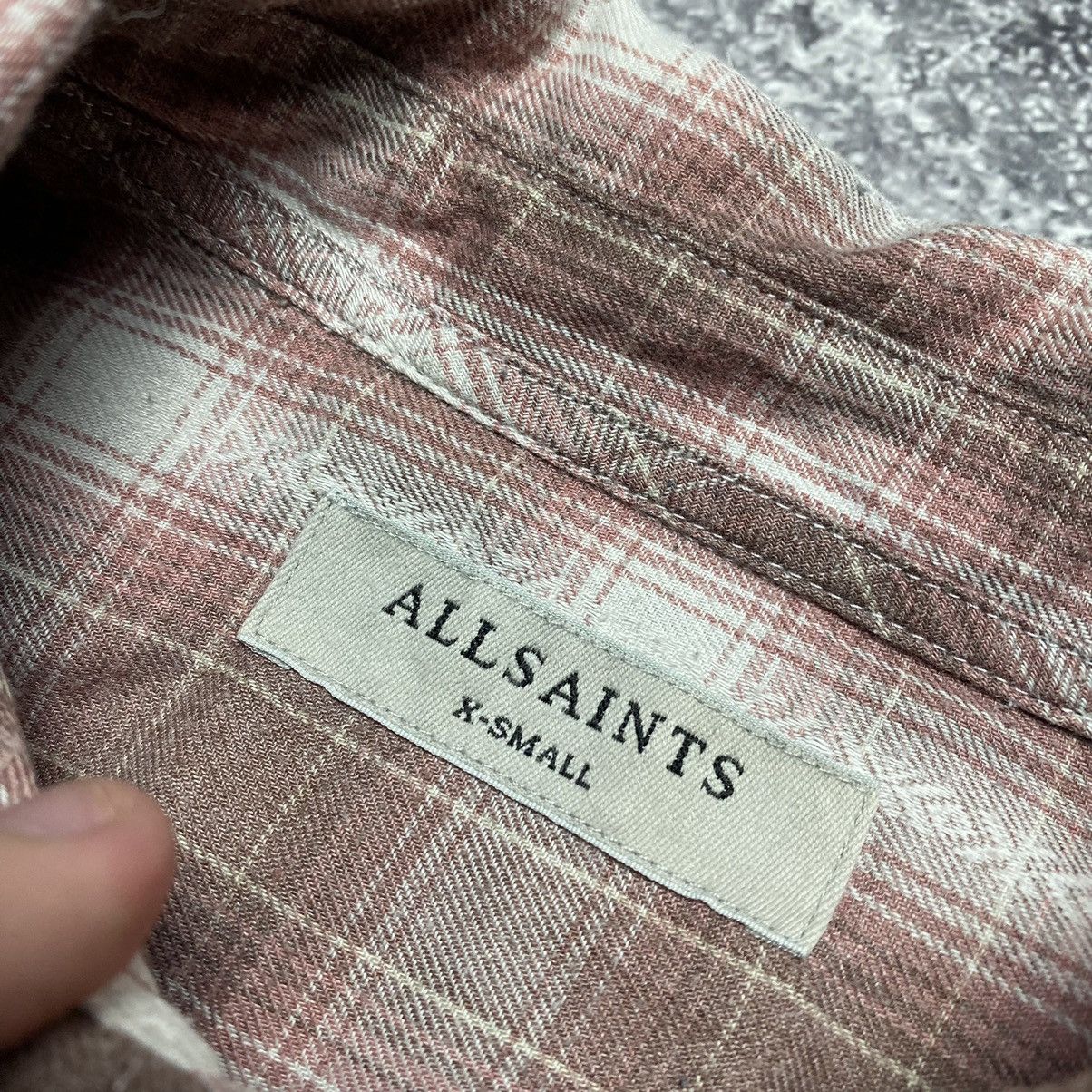 Allsaints Designer All Saints Double pockets y2k Overshirt Size US XS / EU 42 / 0 - 7 Thumbnail