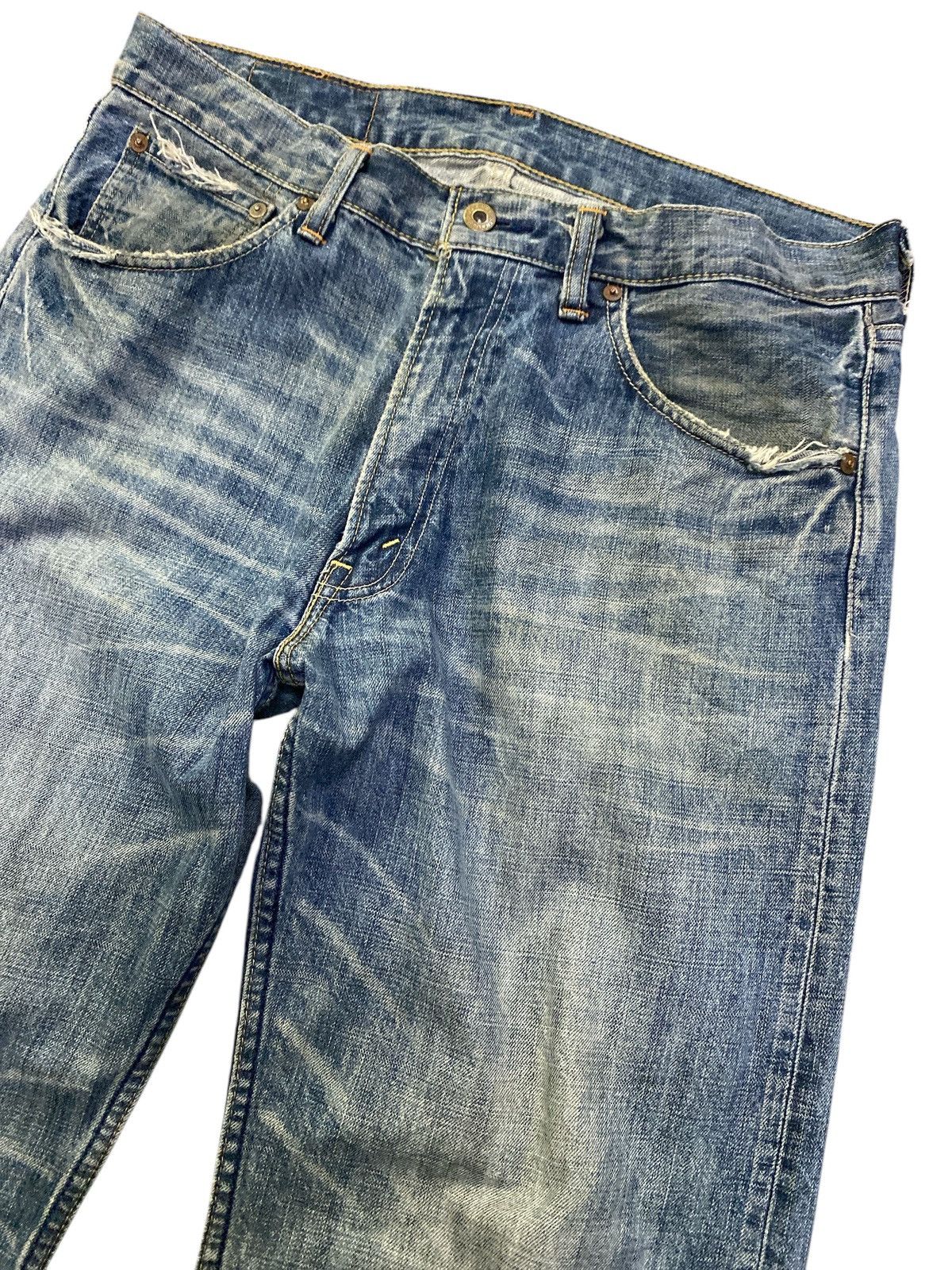 Levi's × Vintage Vintage Levi’s 503 Distressed Jeans Size US 34 / EU 50 - 2 Thumbnail