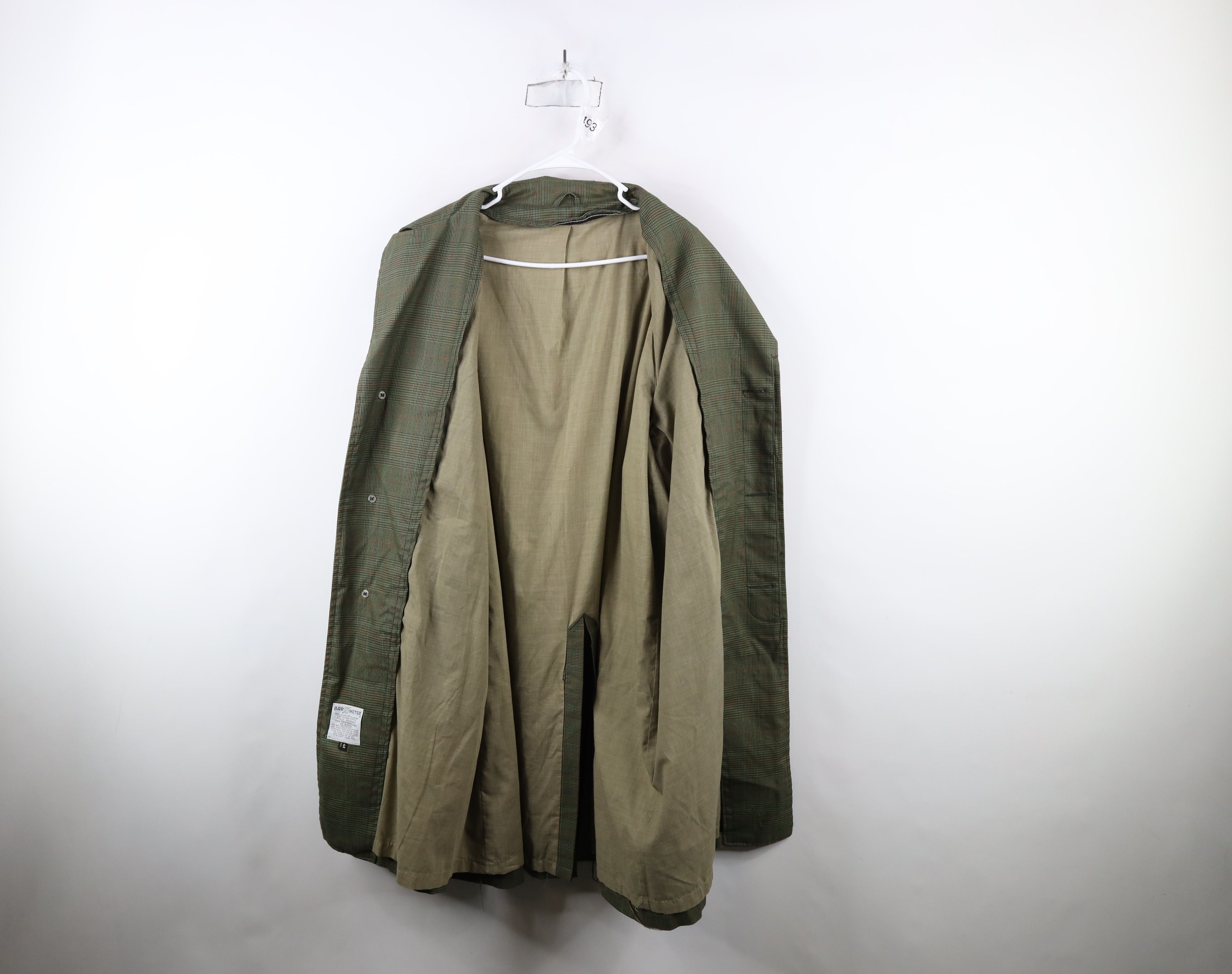 Vintage Vintage 60s 70s Streetwear Button Trench Coat Jacket USA Size US XXL / EU 58 / 5 - 9 Thumbnail