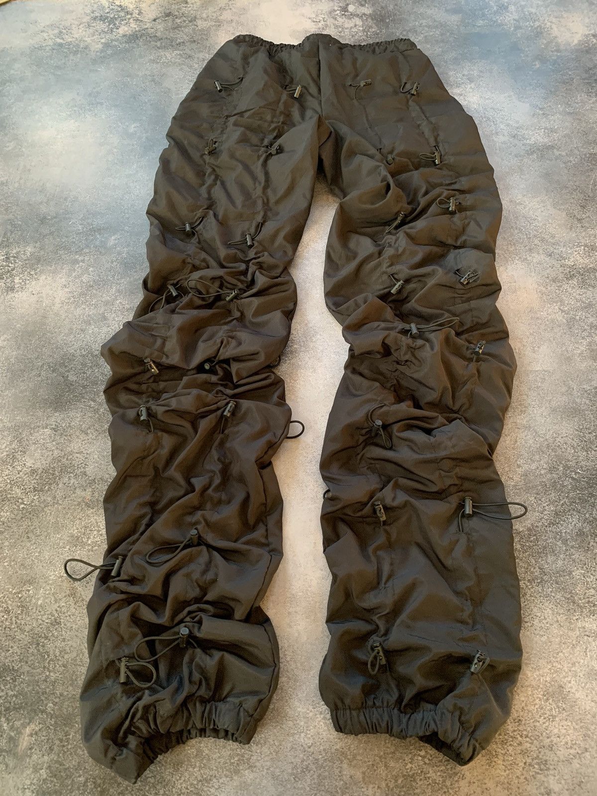 Hysteric Glamour × MNML VTG Rick Owens Junya Watanabe Style MNML BUNGEE CORD PANts Size US 33 - 9 Thumbnail
