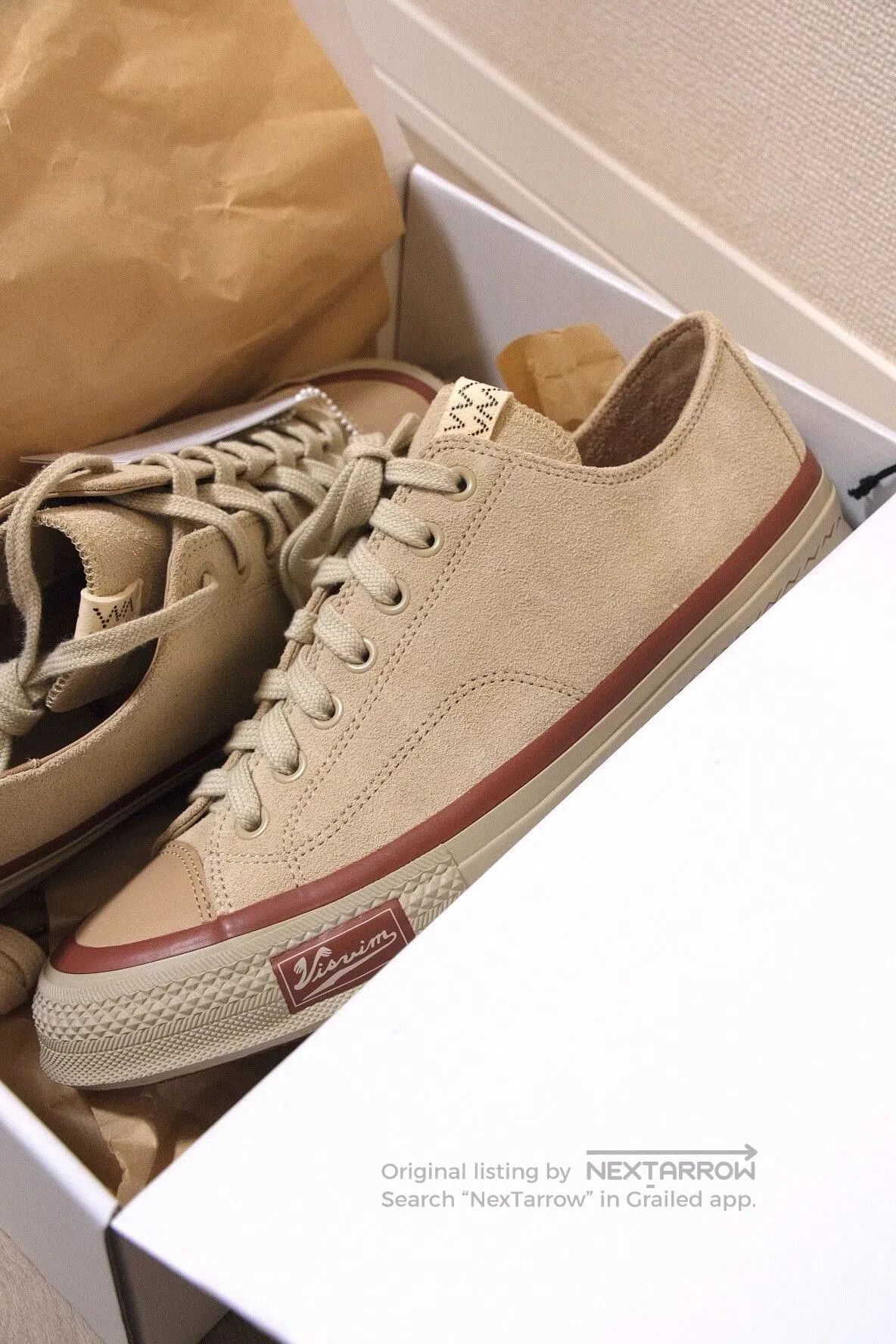 Visvim visvim skagway low suede canvas sneakers. Size US 10.5 / EU 43-44 - 1 Thumbnail