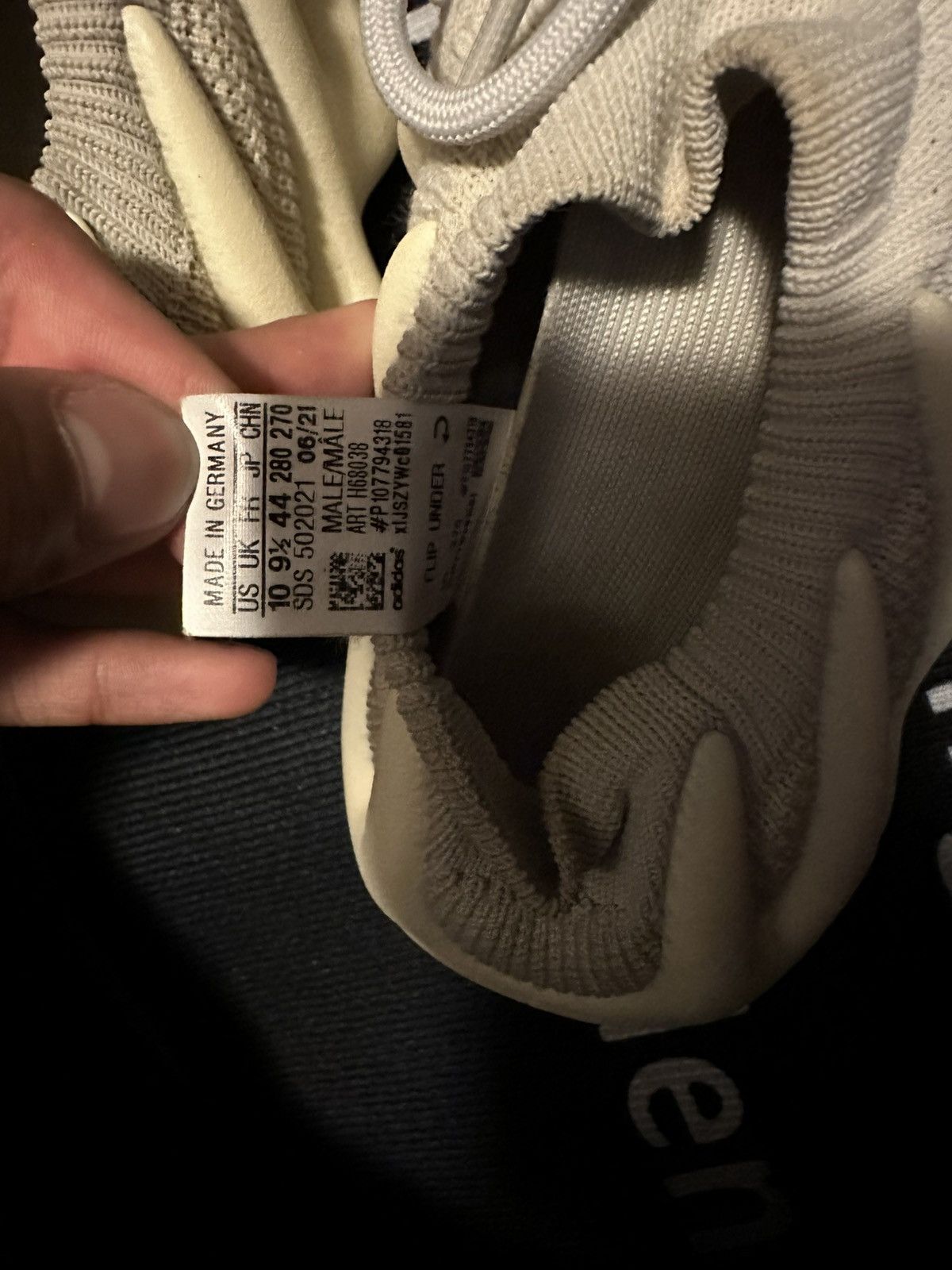 Adidas Yeezy 450 Cloud White size 10 Size US 10 / EU 43 - 4 Thumbnail