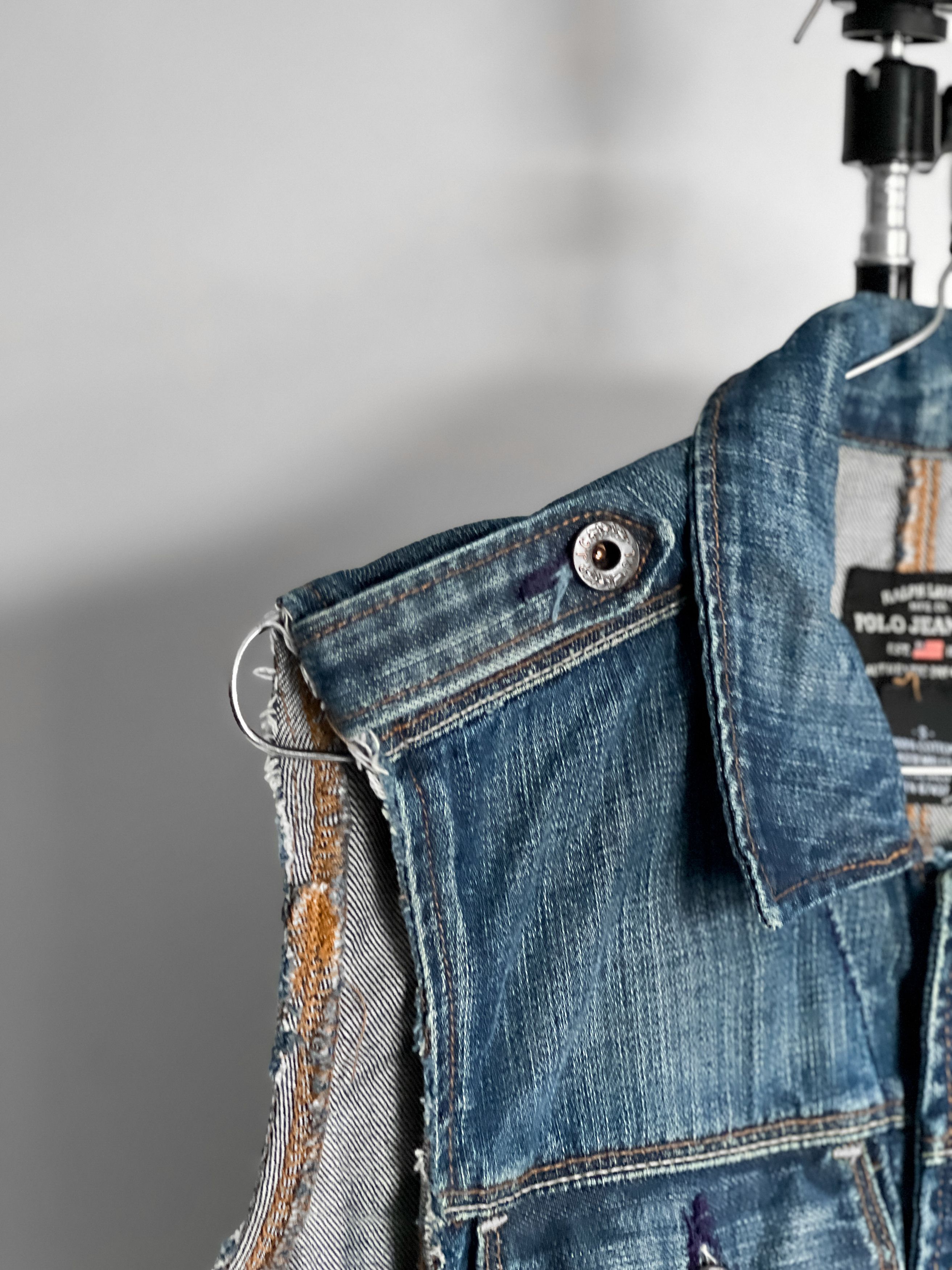 Polo Ralph Lauren Ralph Lauren Polo Jeans Co Vintage Women’s Denim Vest Size S / US 4 / IT 40 - 7 Thumbnail