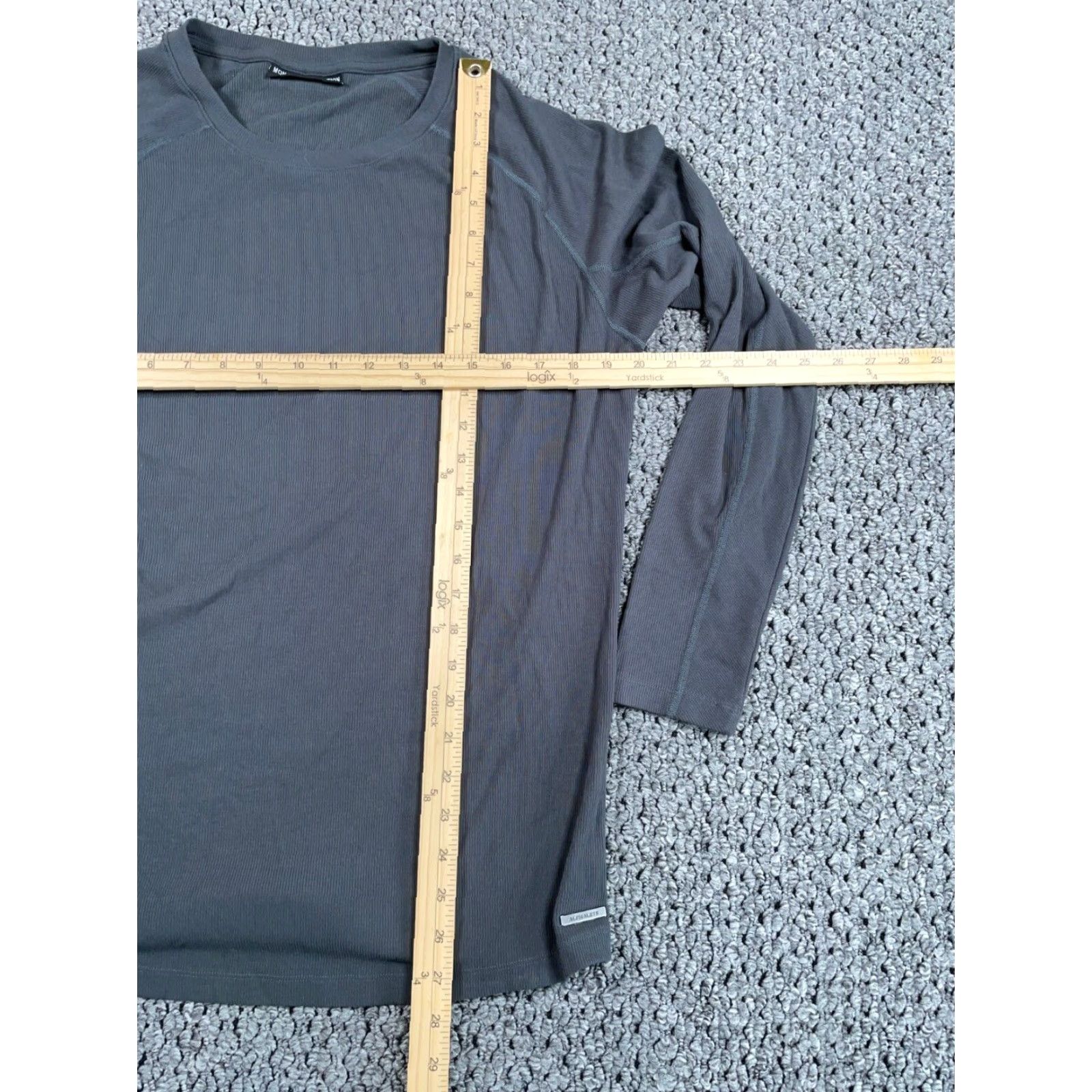 Vintage VINTAGE Alphalete Men’s T-Shirt Adult Medium Gym Long Sleeve Crew Neck Dark Gray Sports Size US M / EU 48-50 / 2 - 4 Thumbnail