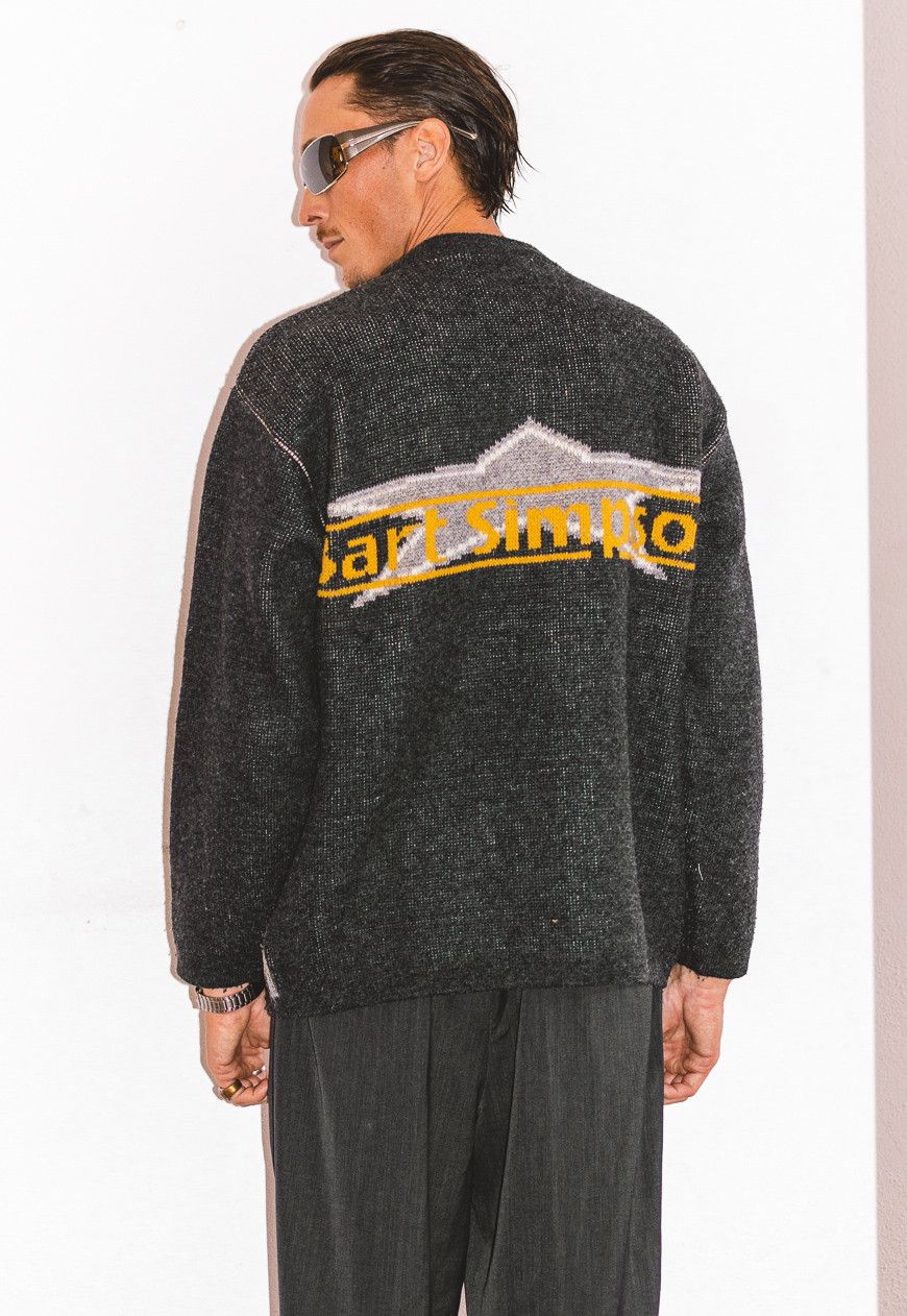 The Simpsons × Vintage Rare Y2k Bart Simpson MovieStar cartoon graphic Sweater Size US M / EU 48-50 / 2 - 2 Thumbnail