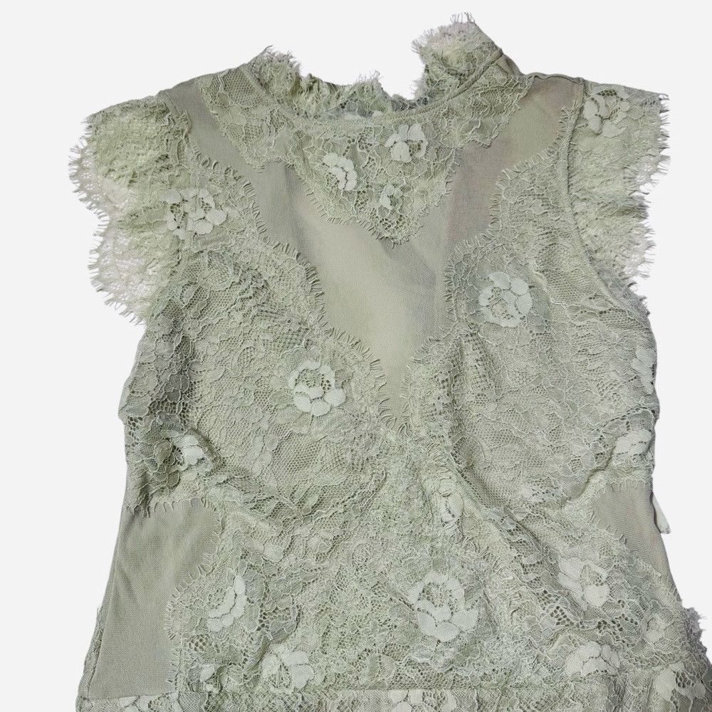 Free People NWT New Free People Sweet Nothings Washed Sage Bodysuit Siz Size L / US 10 / IT 46 - 5 Thumbnail