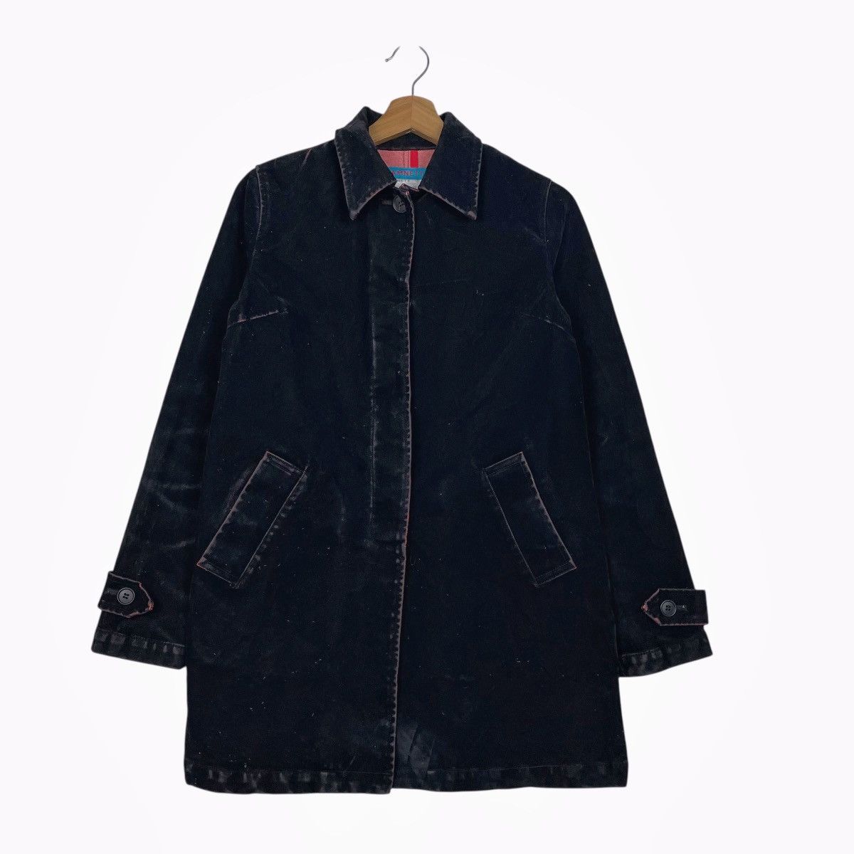 Katharine Hamnett London Katherine Hamnett Black Velvet Jacket Size M / US 6-8 / IT 42-44 - 1 Thumbnail