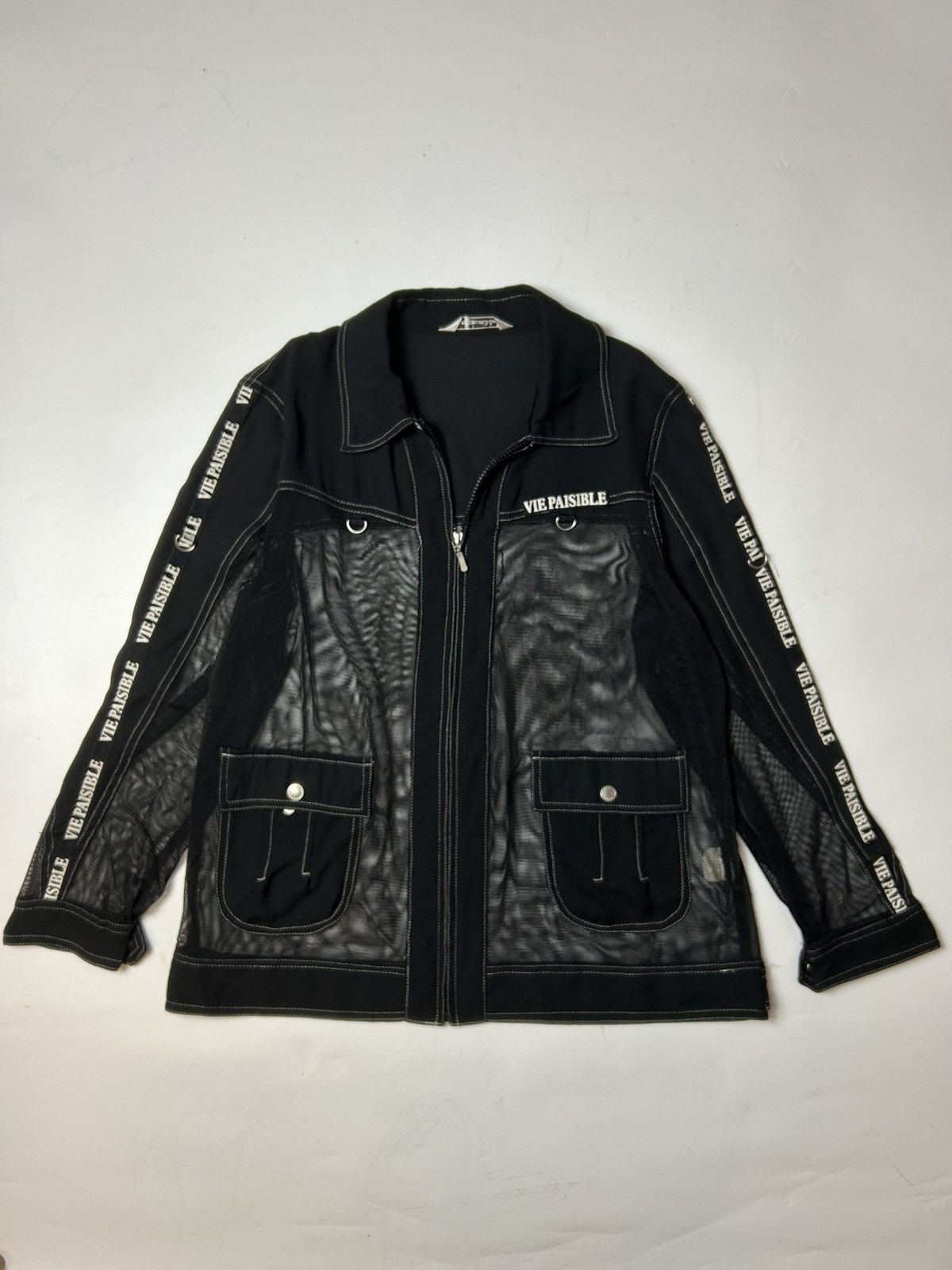 Hysteric Glamour × Japanese Brand VIE PAISIBLE MESH ZIPPER JACKET Size US M / EU 48-50 / 2 - 1 Thumbnail