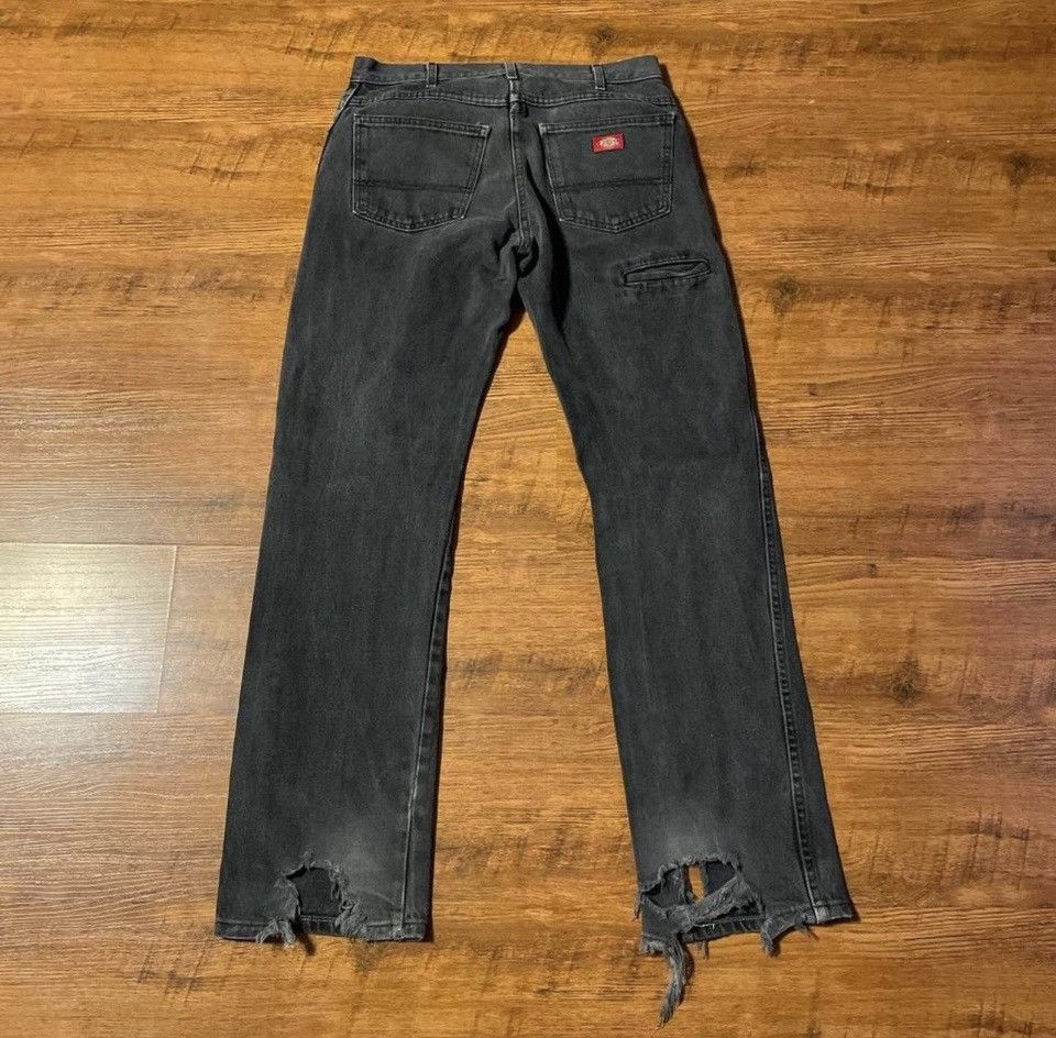 Dickies Vintage Dickies Black Distressed Straight Leg Jeans Size US 32 / EU 48 - 5 Thumbnail