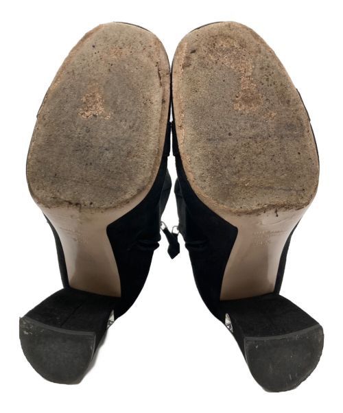 Miu Miu MIU MIU Lace Up Suede Boots Black 23cm Size US 6 / IT 36 - 6 Thumbnail