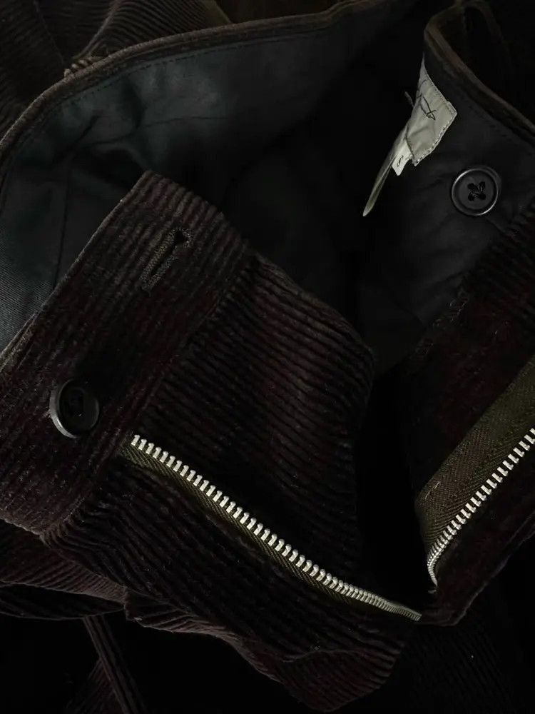 Yohji Yamamoto Yohji Yamamoto Yohji Yamamoto 96AW Runway Corduroy Trouser Size US 30 / EU 46 - 3 Thumbnail