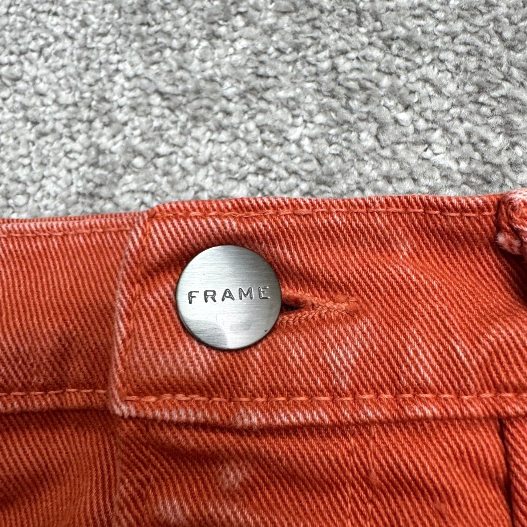 Frame Frame Jeans Men 32 Slim Denim Orange L'Homme FRAME Slim Fit Straight Leg with Stretch Size US 32 / EU 48 - 3 Thumbnail