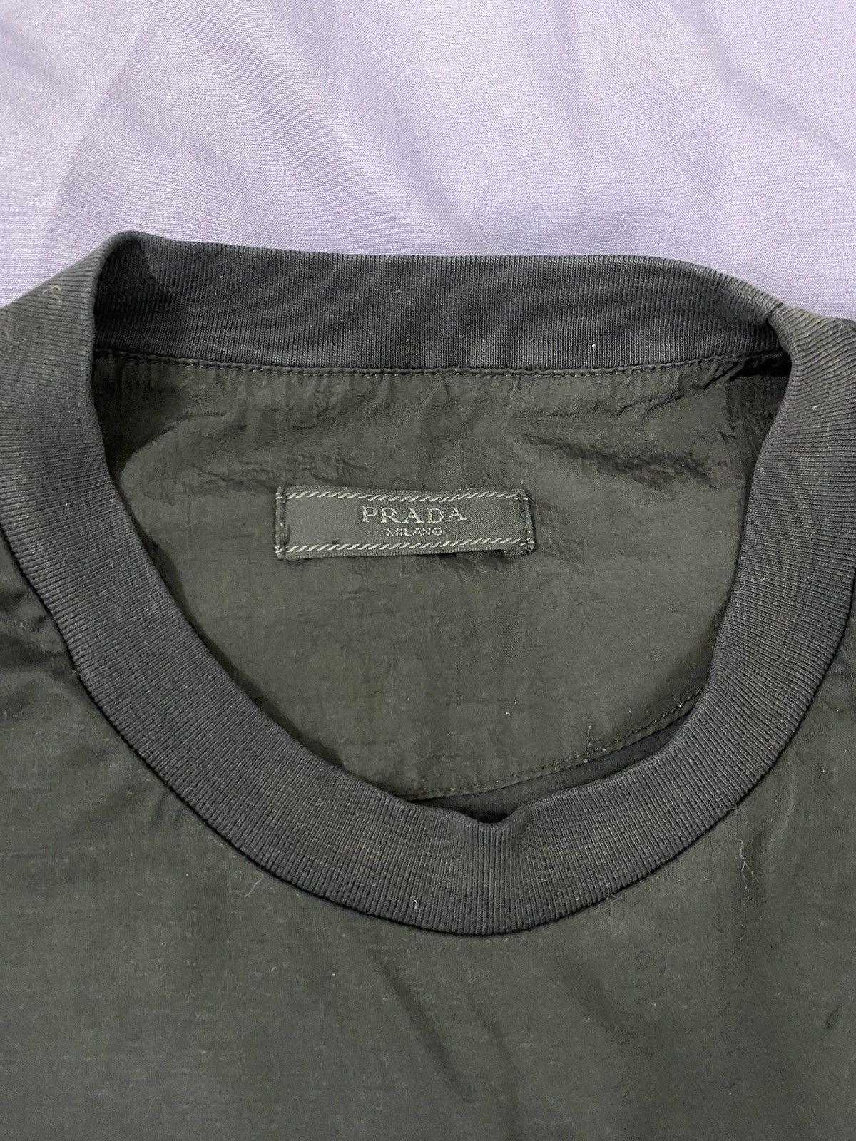 Prada Prada nylon pocket logo tshirt Size US XL / EU 56 / 4 - 12 Thumbnail