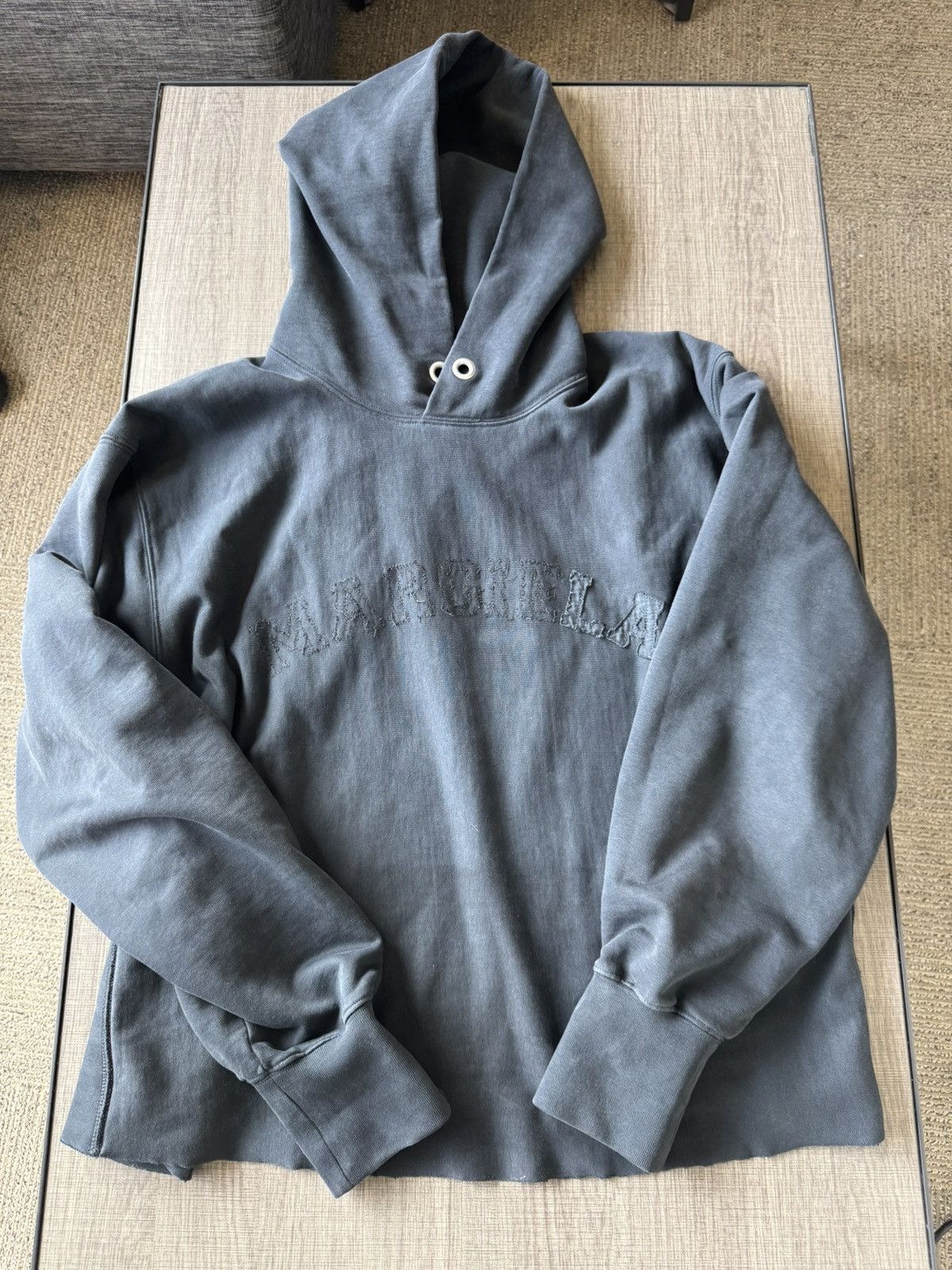Maison Margiela Maison Margiela Embroidered Hoodie Size US XL / EU 56 / 4 - 1 Thumbnail