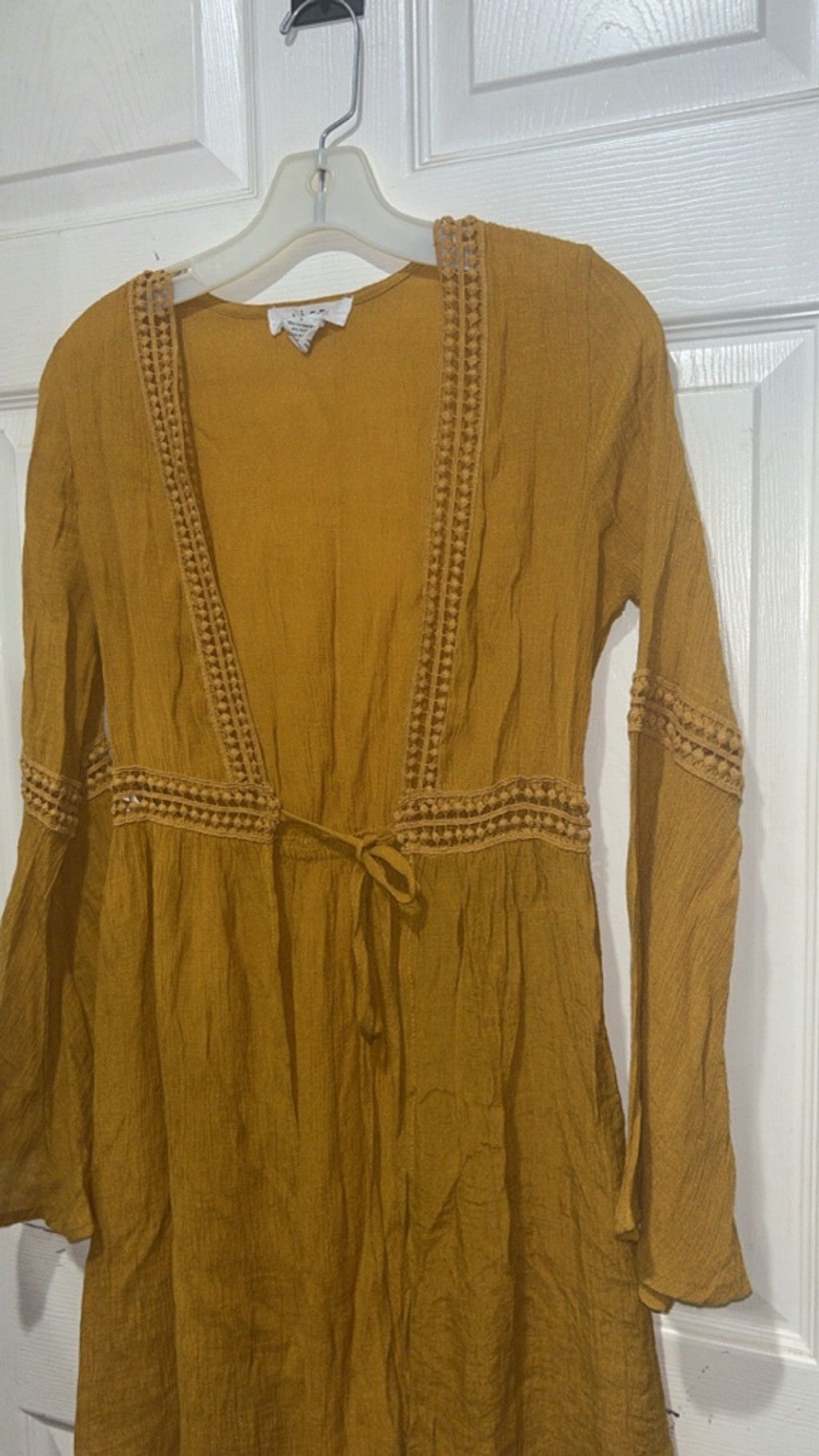 Other bohemian style robe w long bell sleeves mustard Size S / US 4 / IT 40 - 2 Thumbnail