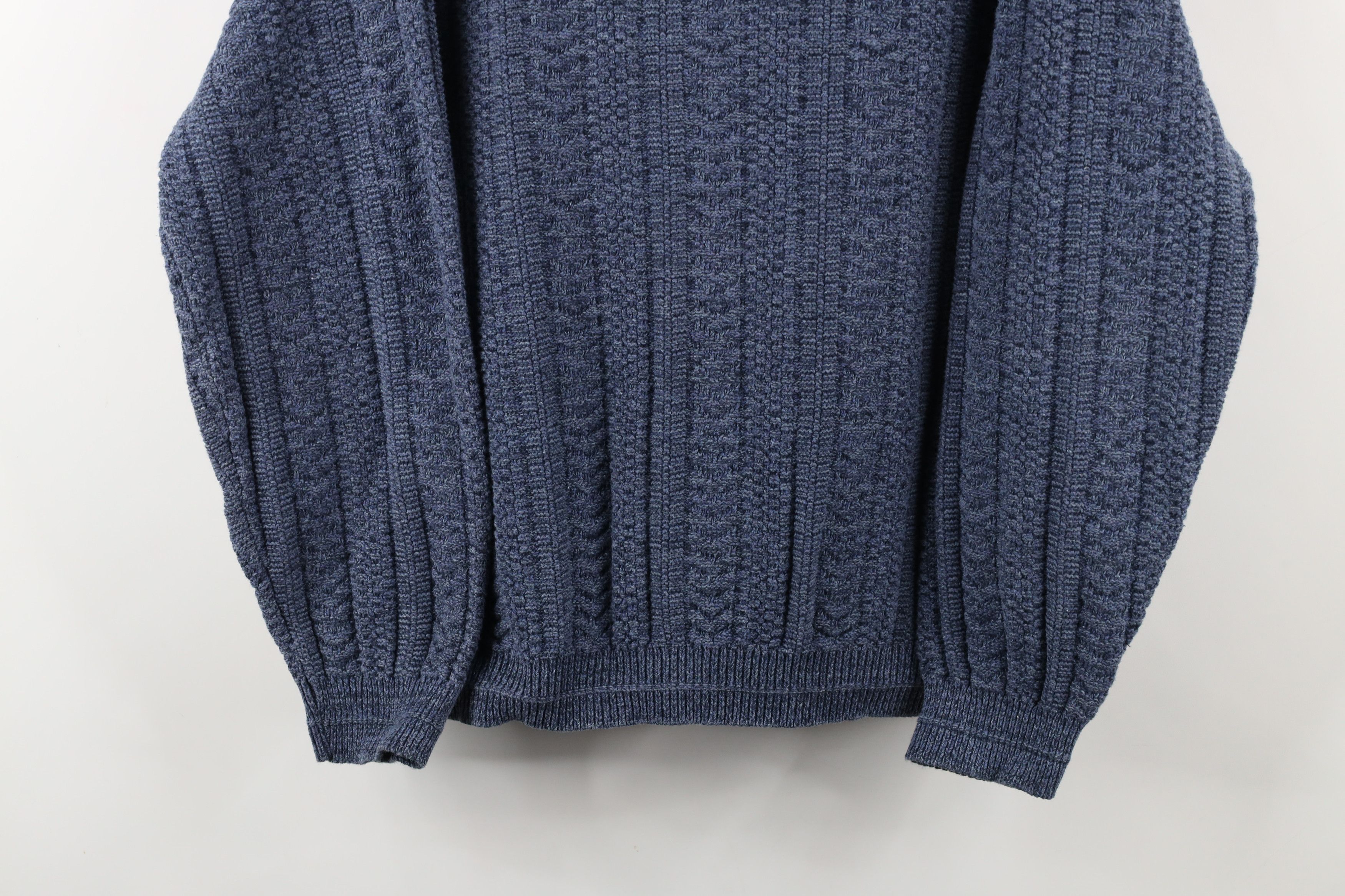 Vintage Vintage 90s Streetwear Hand Framed Knit Crewneck Sweater Size XL / US 12-14 / IT 48-50 - 3 Thumbnail
