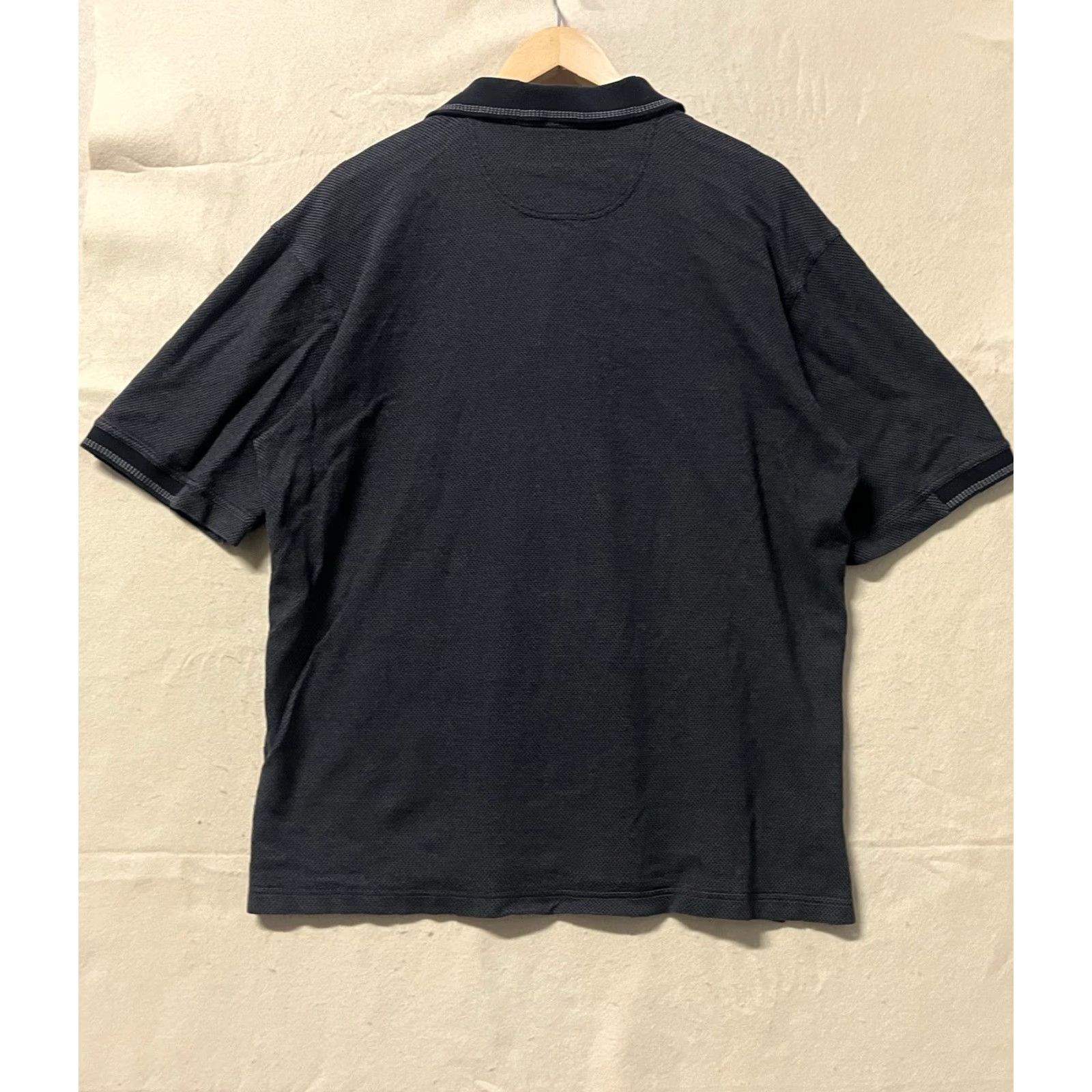 Tommy Bahama Tommy Bahama Polo Shirt Men XL Charcoal Gray Silk Blend Short Sleeve Button Collar Spread Cotton Silk Solid Regular Vintage No Size US XL / EU 56 / 4 - 2 Thumbnail