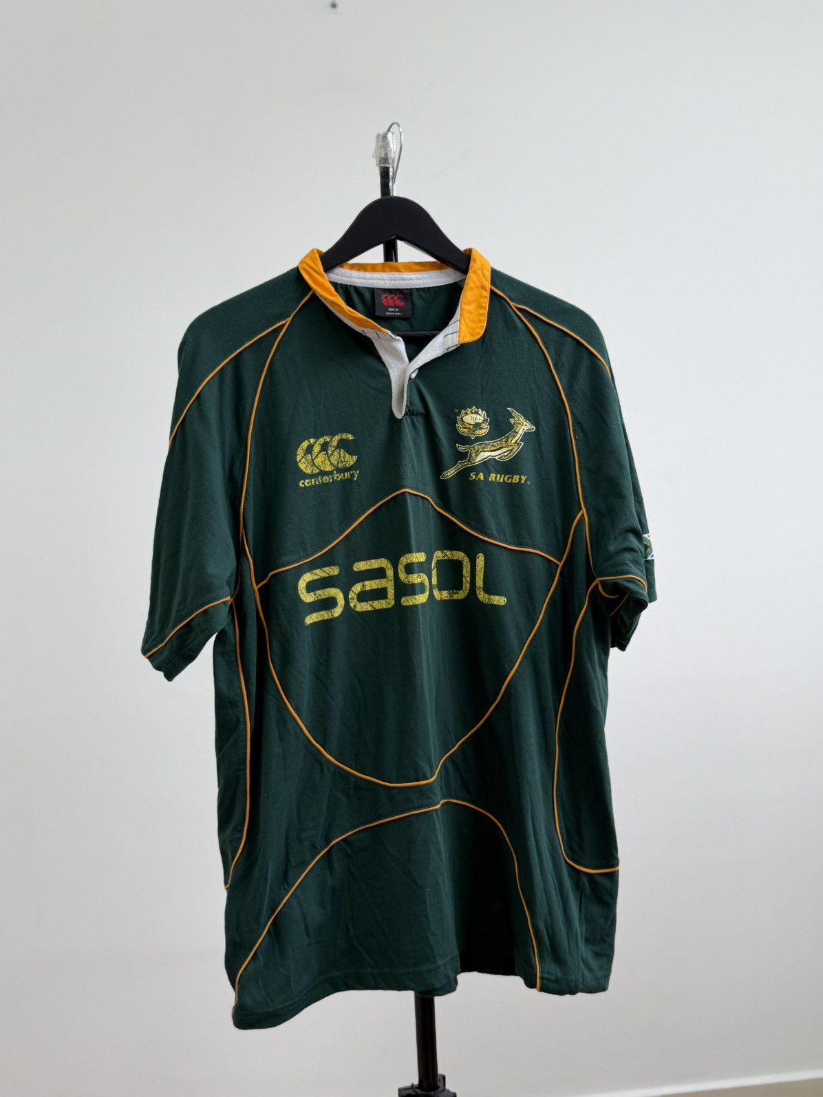 Other South Africa 2007-2008 Rugby Home Shirt Jersey Canterbury Size US L / EU 52-54 / 3 - 2 Thumbnail