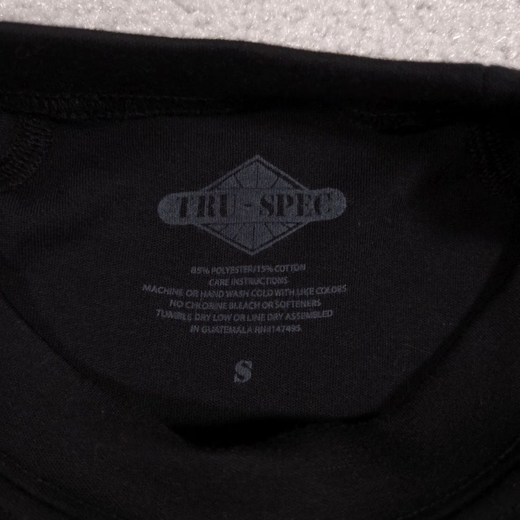 Vintage TRU-SPEC Shirt Mens Small Black Tactical Military Short Sleeve Tee Crewneck Size US S / EU 44-46 / 1 - 7 Thumbnail