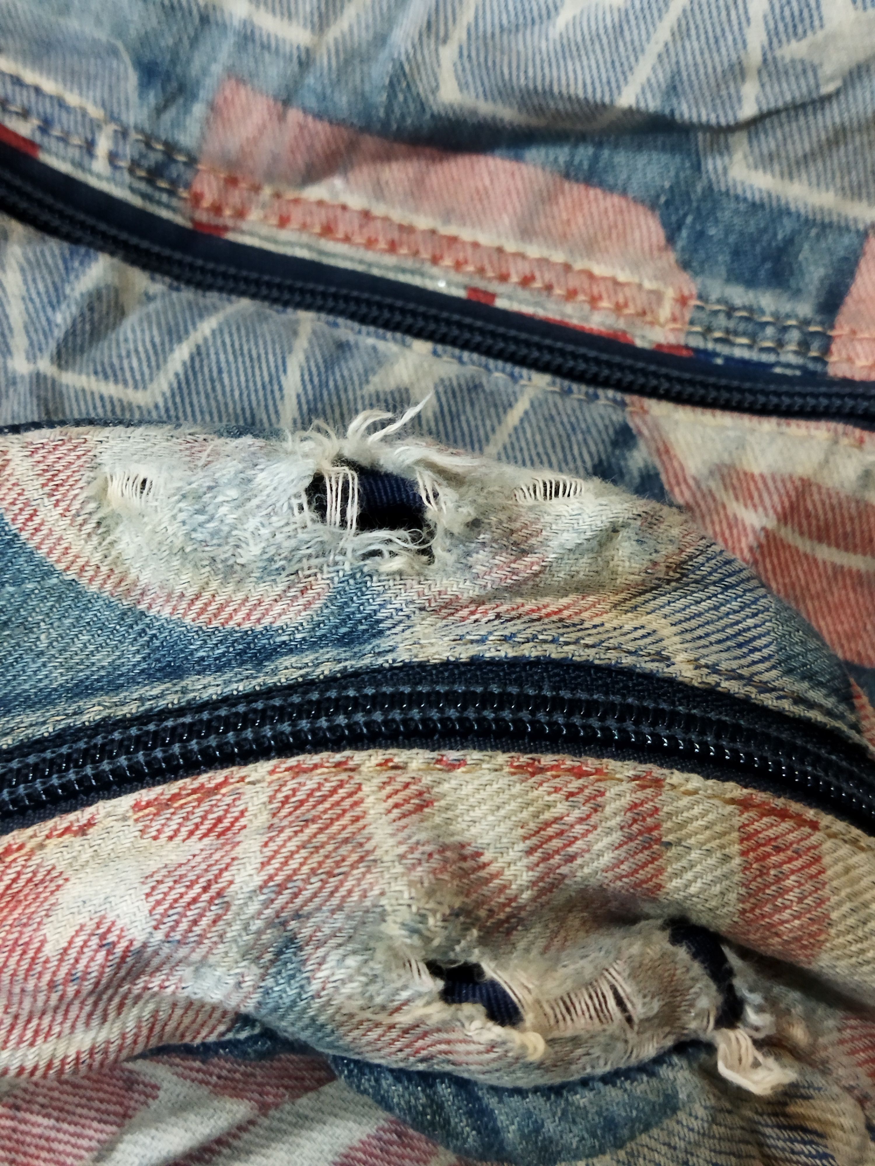 Hysteric Glamour Vintage Hysteric Glamour Denim Sling Bag Size ONE SIZE - 6 Thumbnail