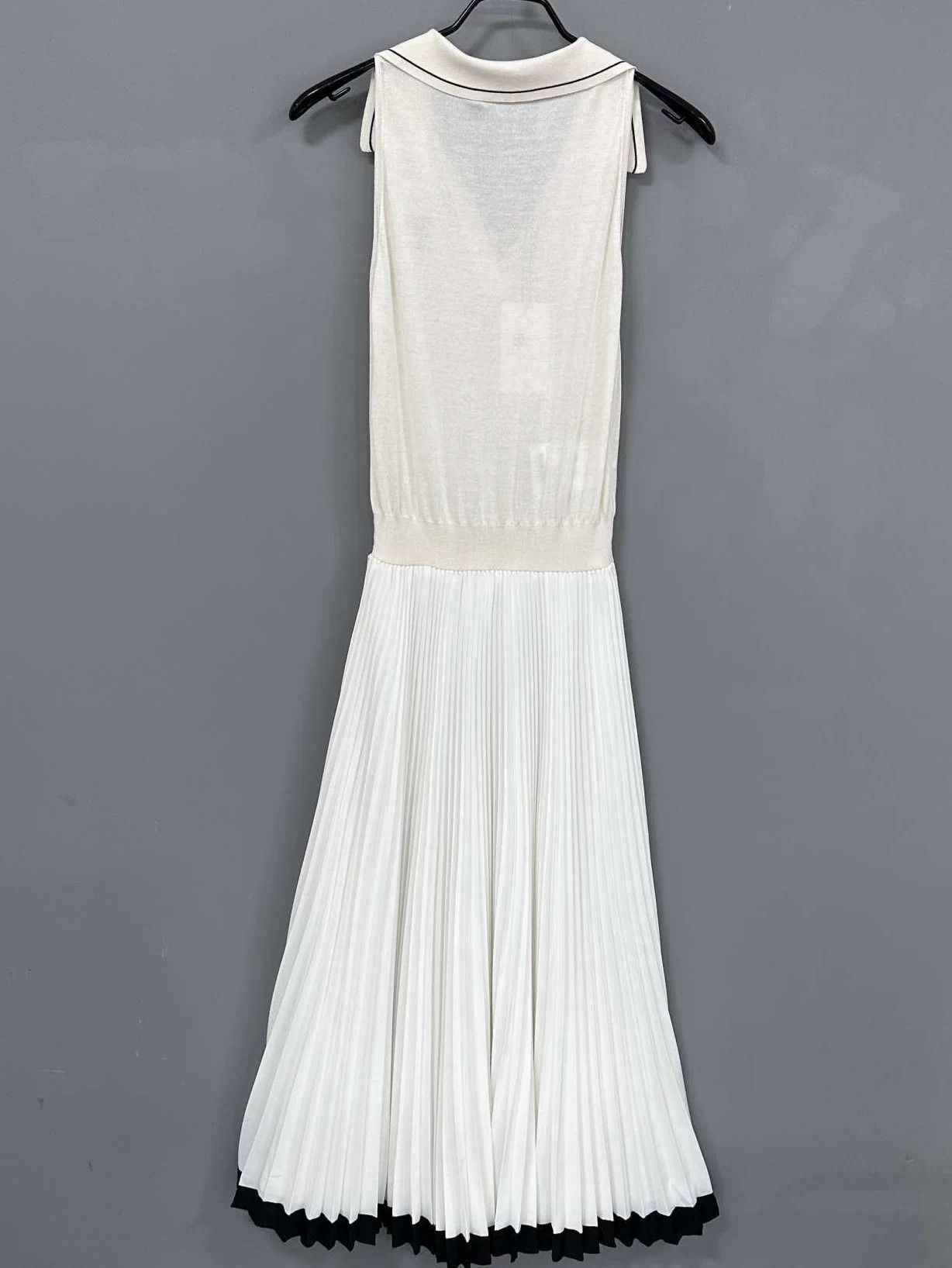 Prada PRADA Cream Fitted Long Maxi Dress Size 40 Size S / US 4 / IT 40 - 3 Thumbnail