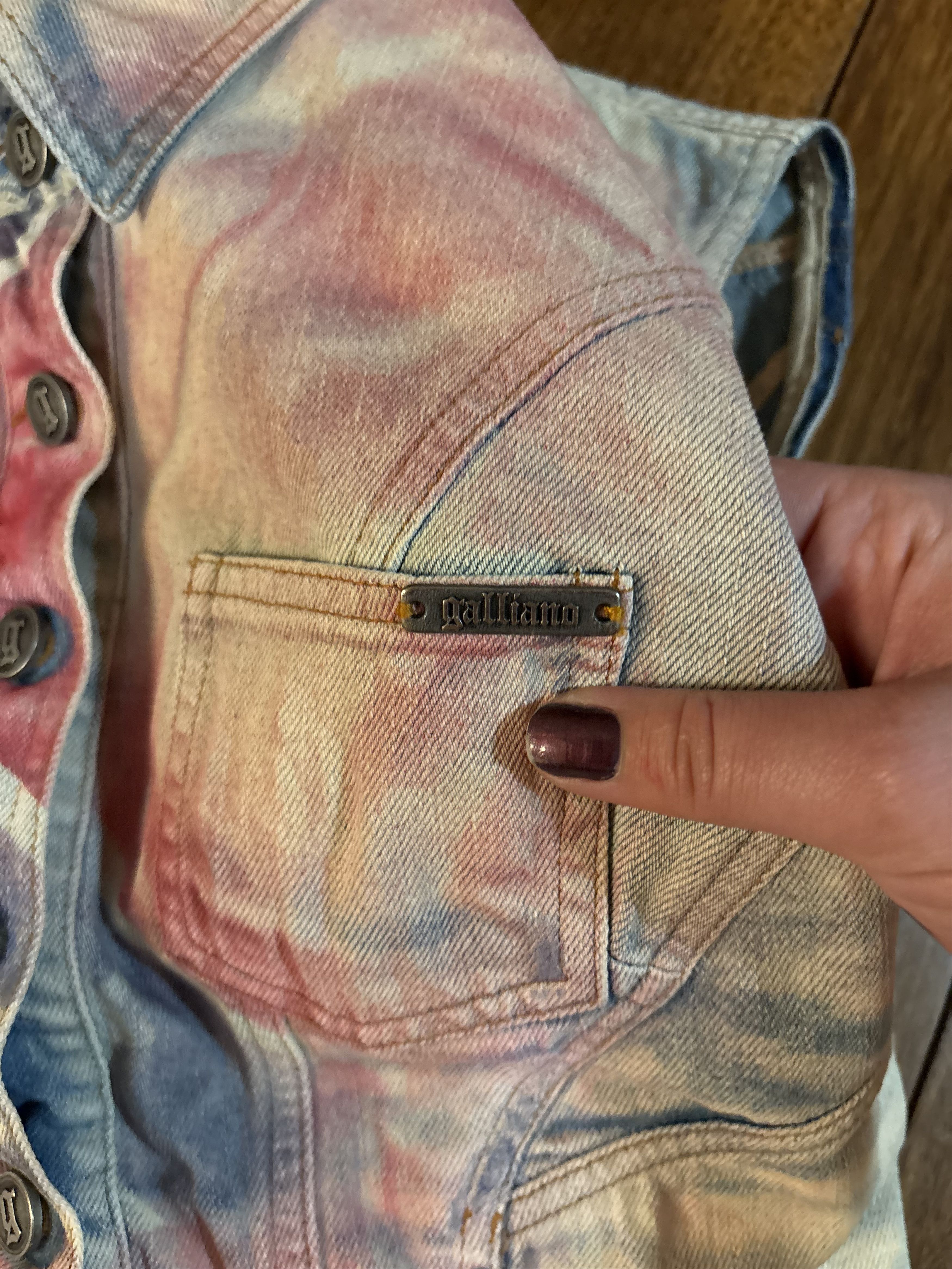 John Galliano John Galliano jeans with jeans vest 2009 Size 25" / US 0 / IT 36 - 6 Thumbnail
