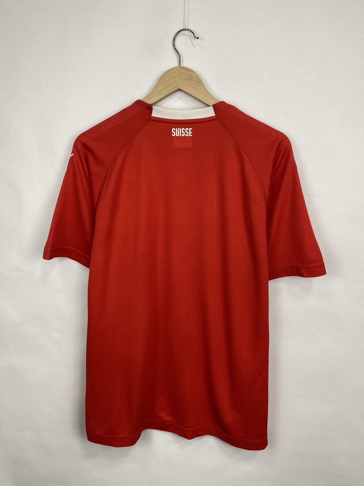 Puma 🇨🇭 Vintage Y2K Puma Switzerland Suisse Soccer Jersey T-Shirt Size US M / EU 48-50 / 2 - 11 Thumbnail