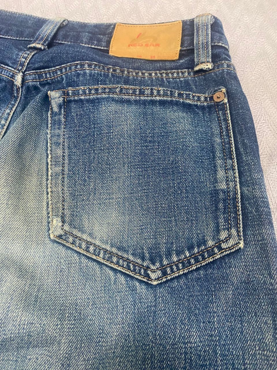 If Six Was Nine Vintage Paul Smith Red Ear Selvegde Distressed Denim Size US 28 / EU 44 - 15 Thumbnail